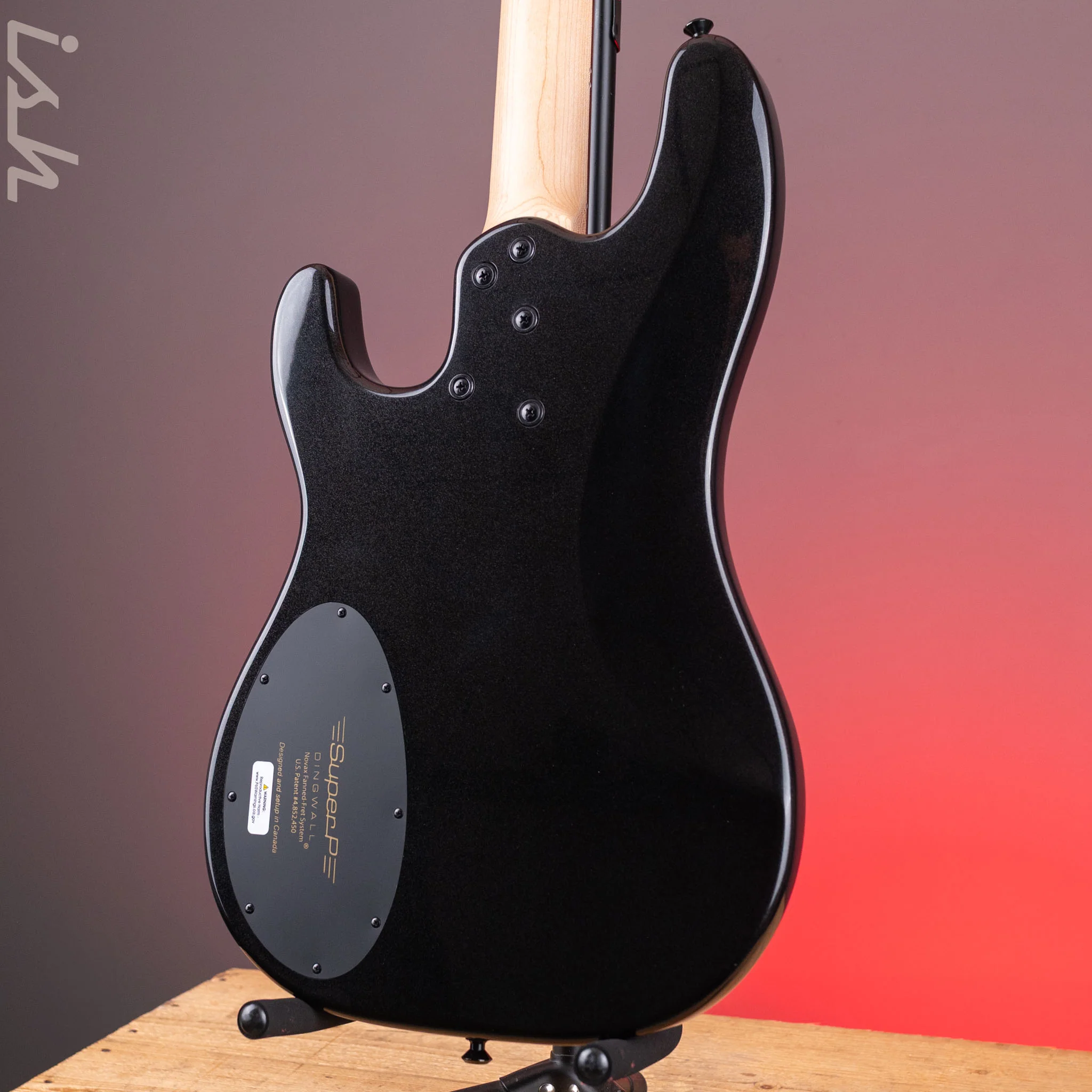 Dingwall SP1 4-String Bass Gloss Metallic Black - Image 8