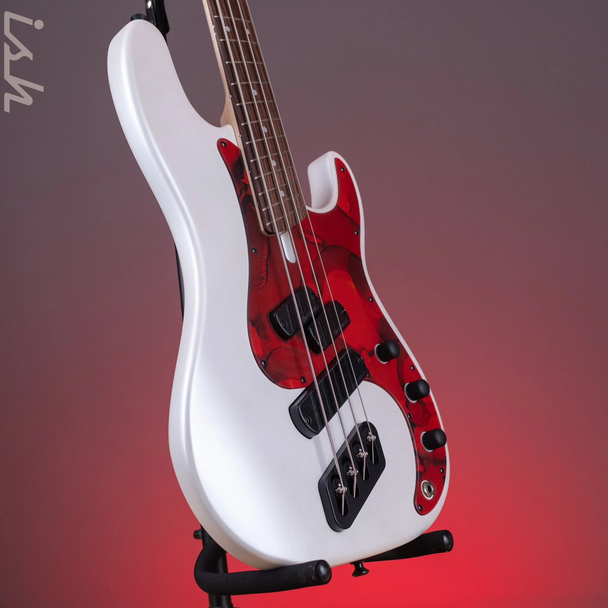 Dingwall SP1 4-String Bass Matte Ducati Pearl White - Image 3