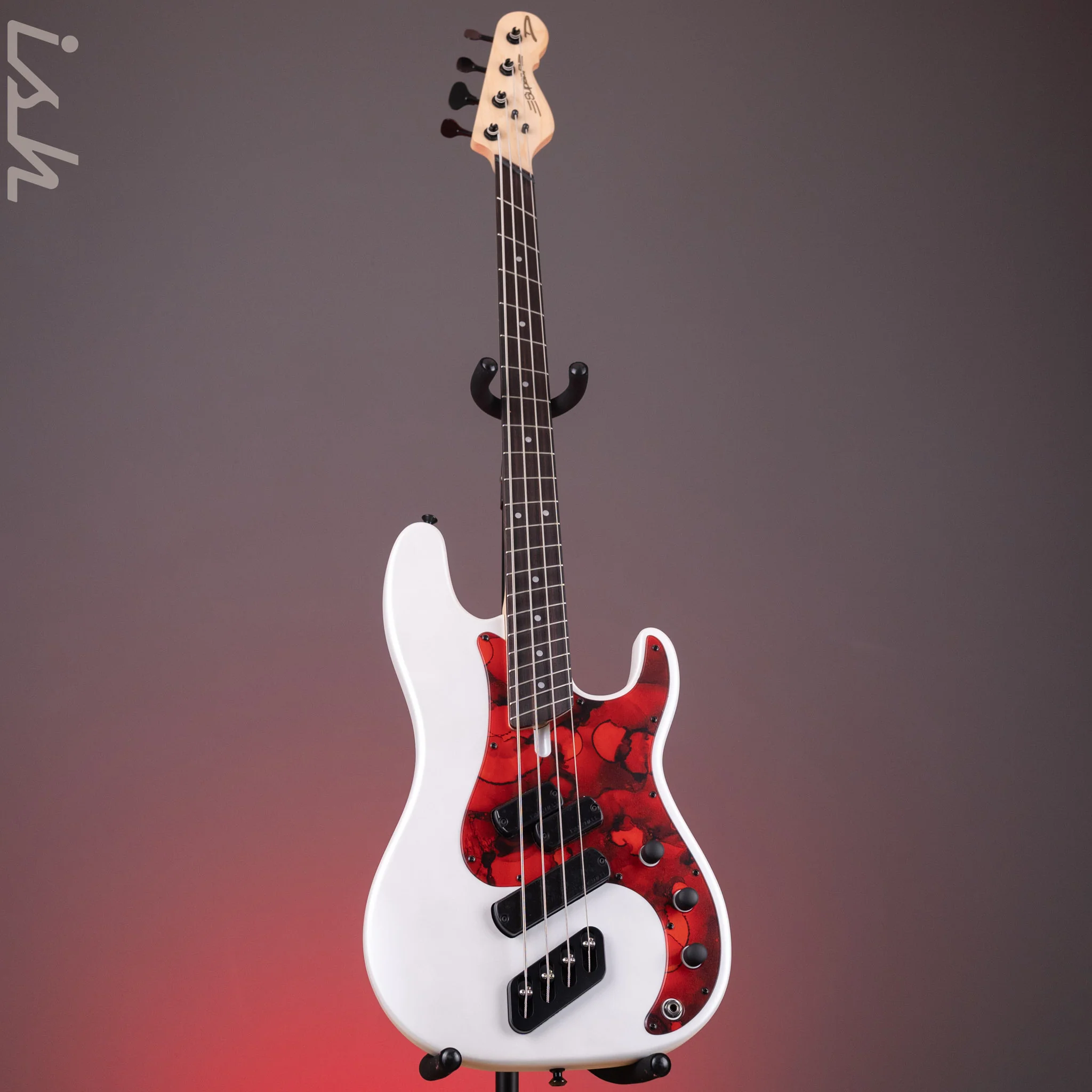 Dingwall SP1 4-String Bass Matte Ducati Pearl White - Image 2