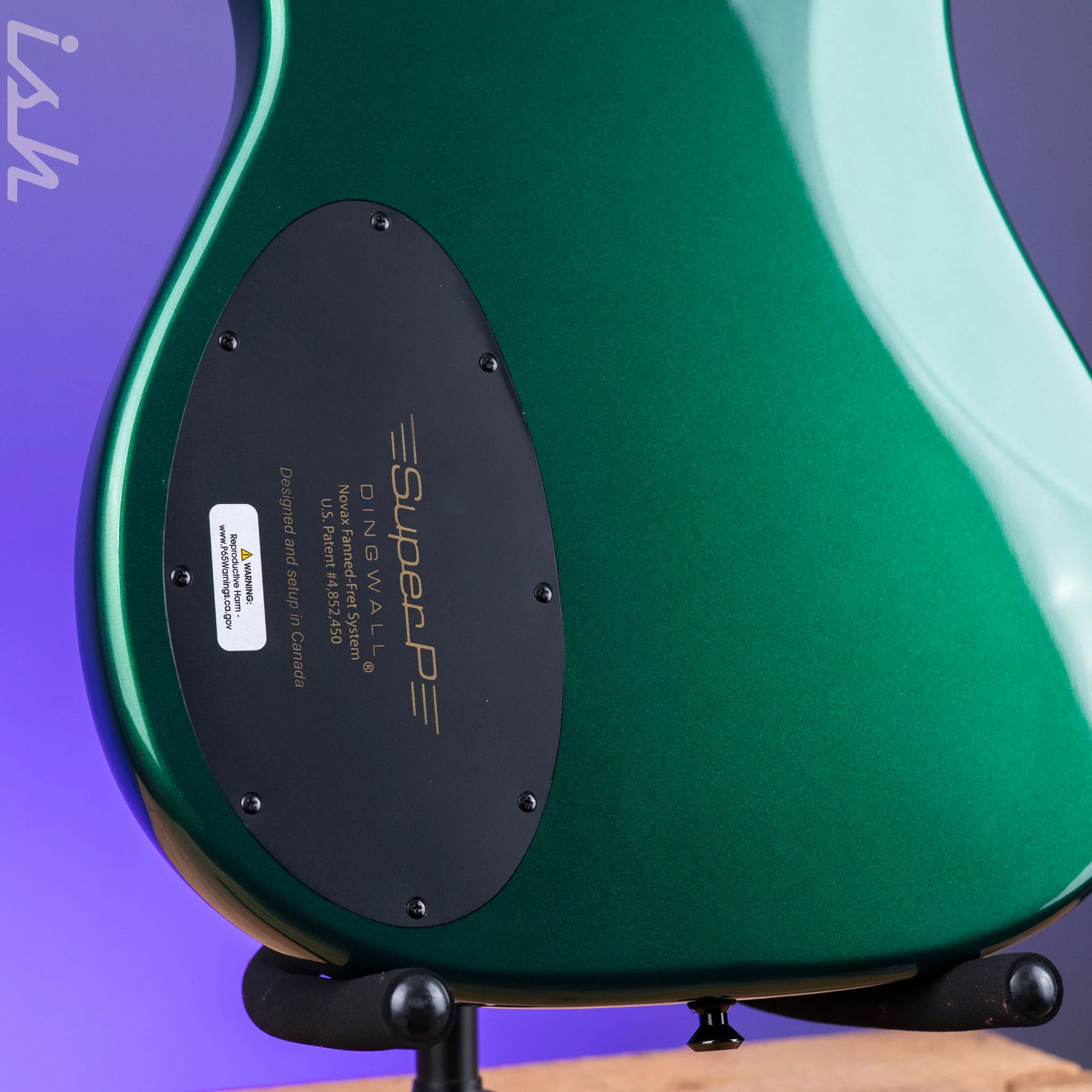Dingwall SP1 5-String Bass Dark Candy Green B-Stock - Image 11