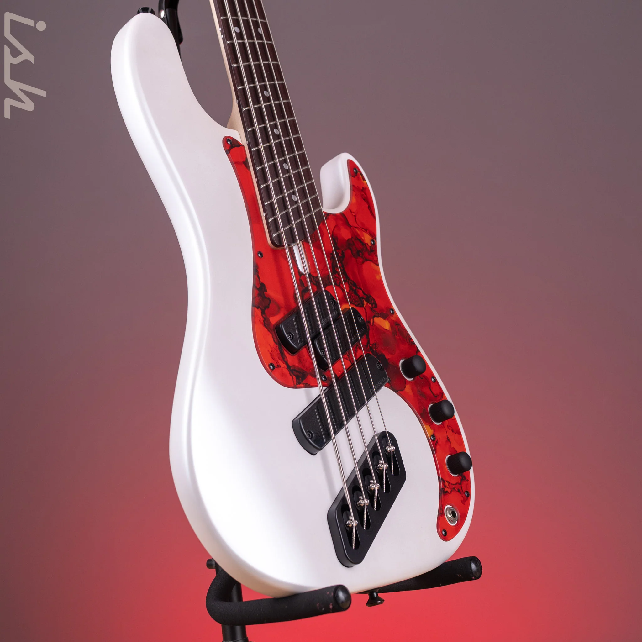 Dingwall SP1 5-String Bass Matte Ducati Pearl White - Image 3