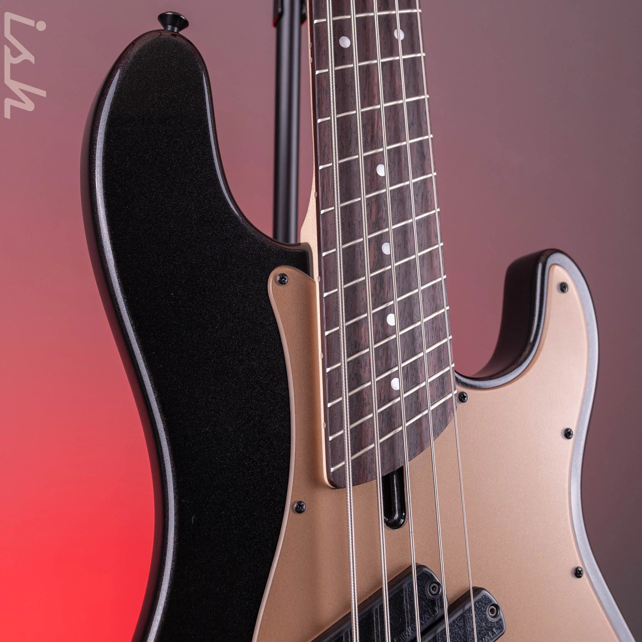 Dingwall SP1 5-String Bass Gloss Metallic Black - Image 4
