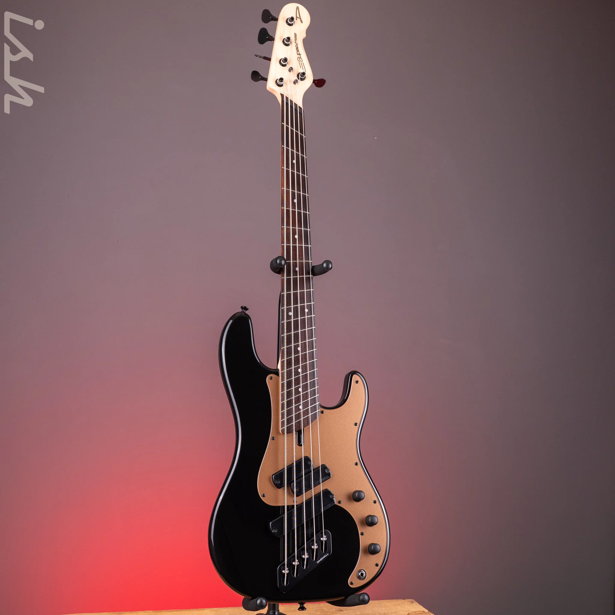 Dingwall SP1 5-String Bass Gloss Metallic Black - Image 2
