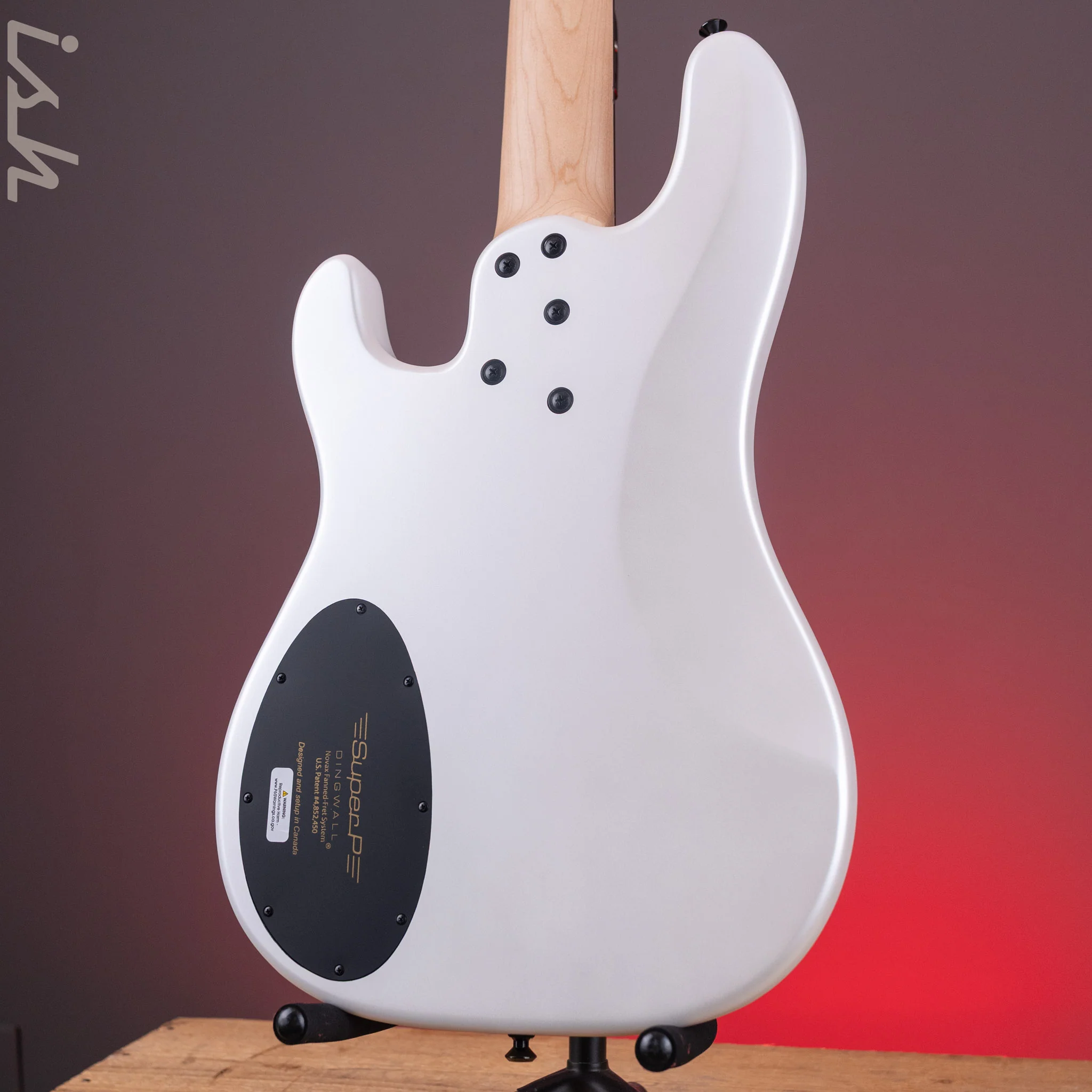 Dingwall SP1 5-String Bass Matte Ducati Pearl White - Image 7