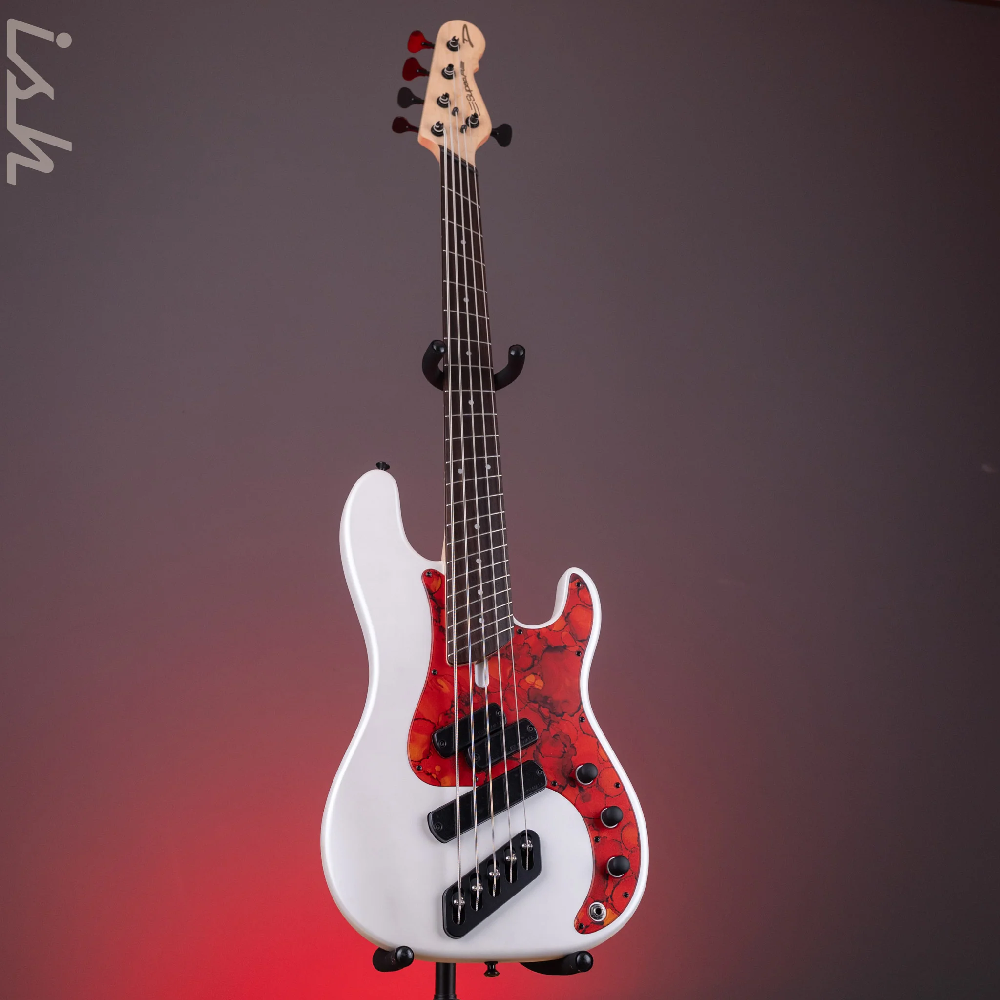 Dingwall SP1 5-String Bass Matte Ducati Pearl White - Image 2