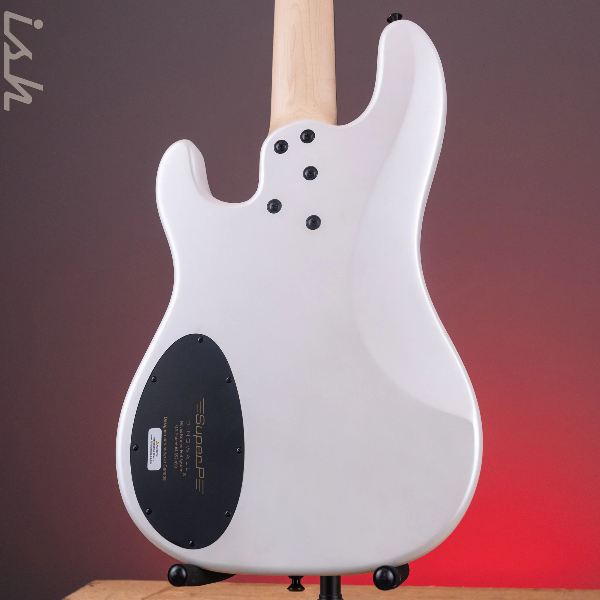 Dingwall SP1 5-String Bass Matte Ducati Pearl White - Image 8