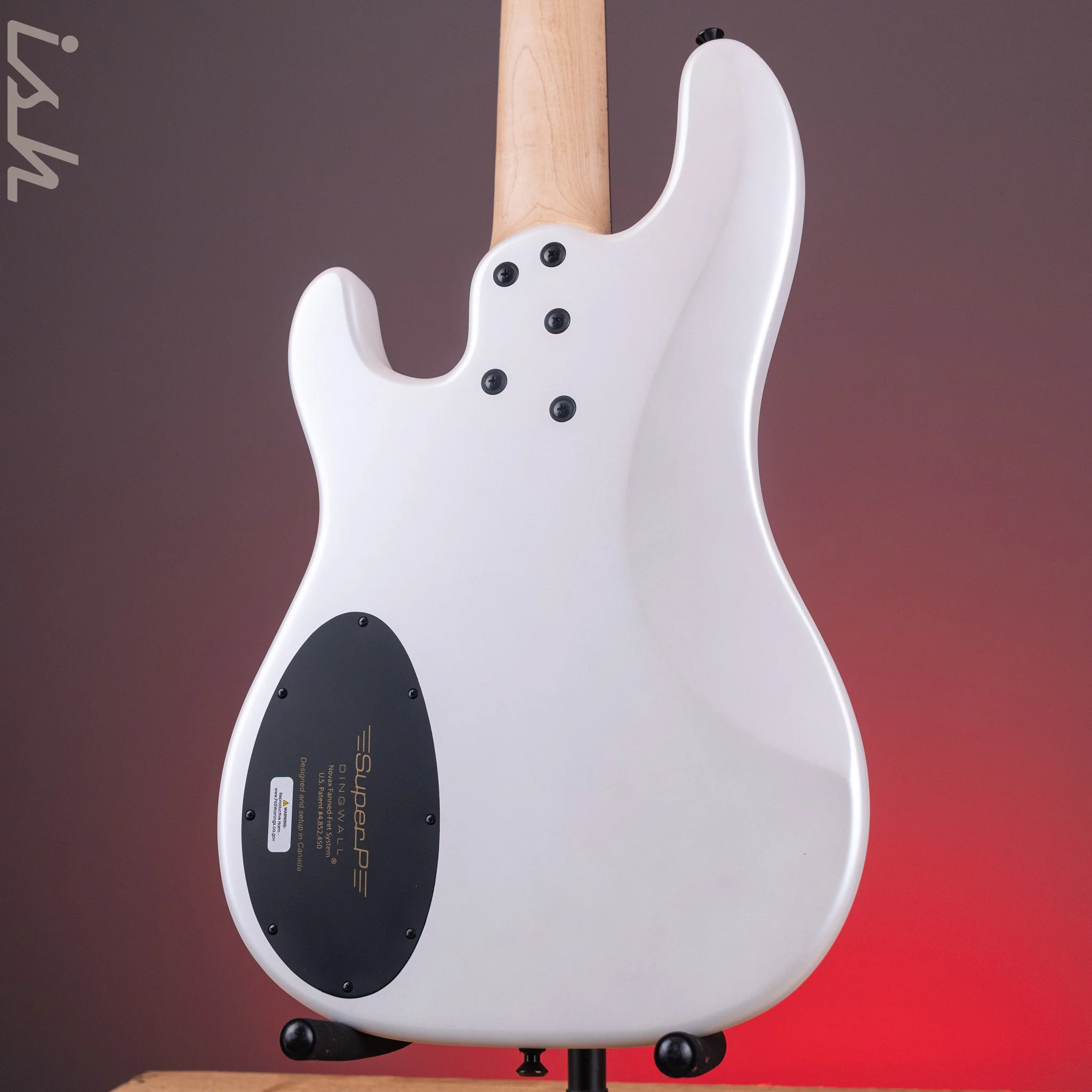 Dingwall SP1 5-String Bass Matte Ducati Pearl White - Image 8