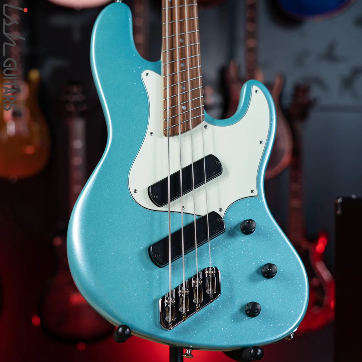 Dingwall Super J 4-String Bass Ocean Turquoise Sparkle Gloss