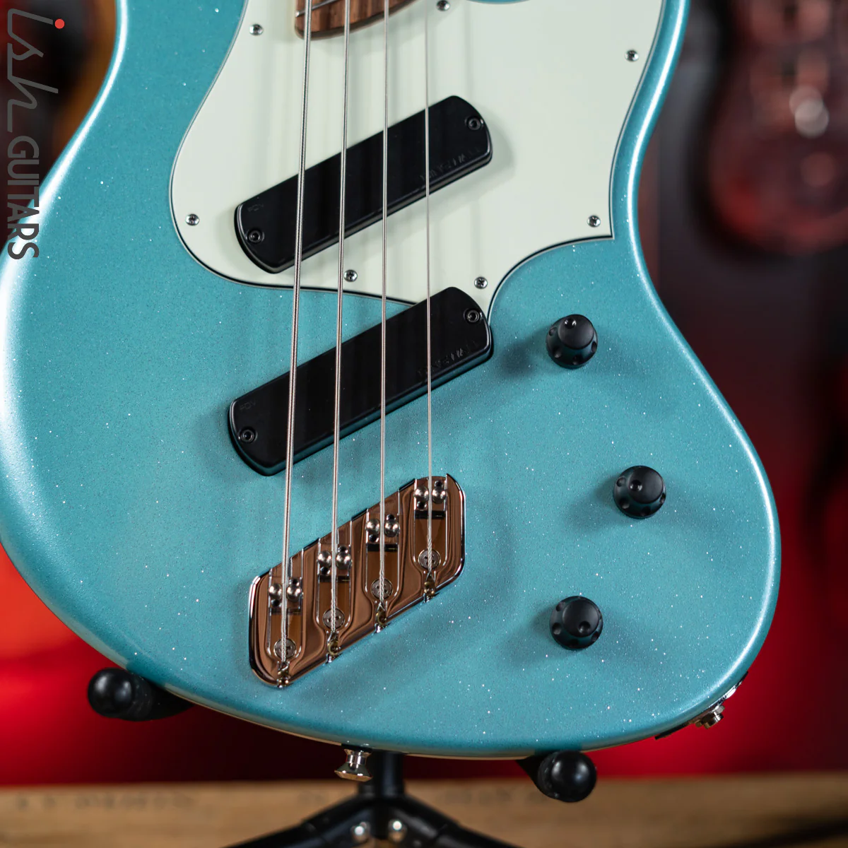 Dingwall Super J 4-String Bass Ocean Turquoise Sparkle Gloss - Image 4