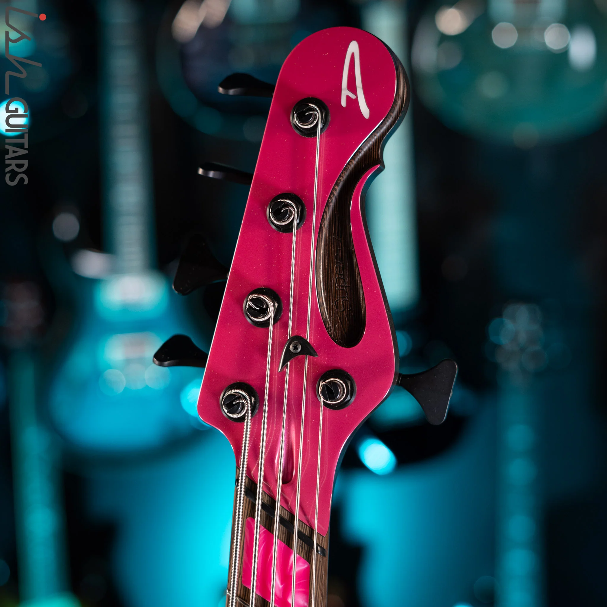 Dingwall Super J 5-String Bass Pink Metallic Gloss - Image 6