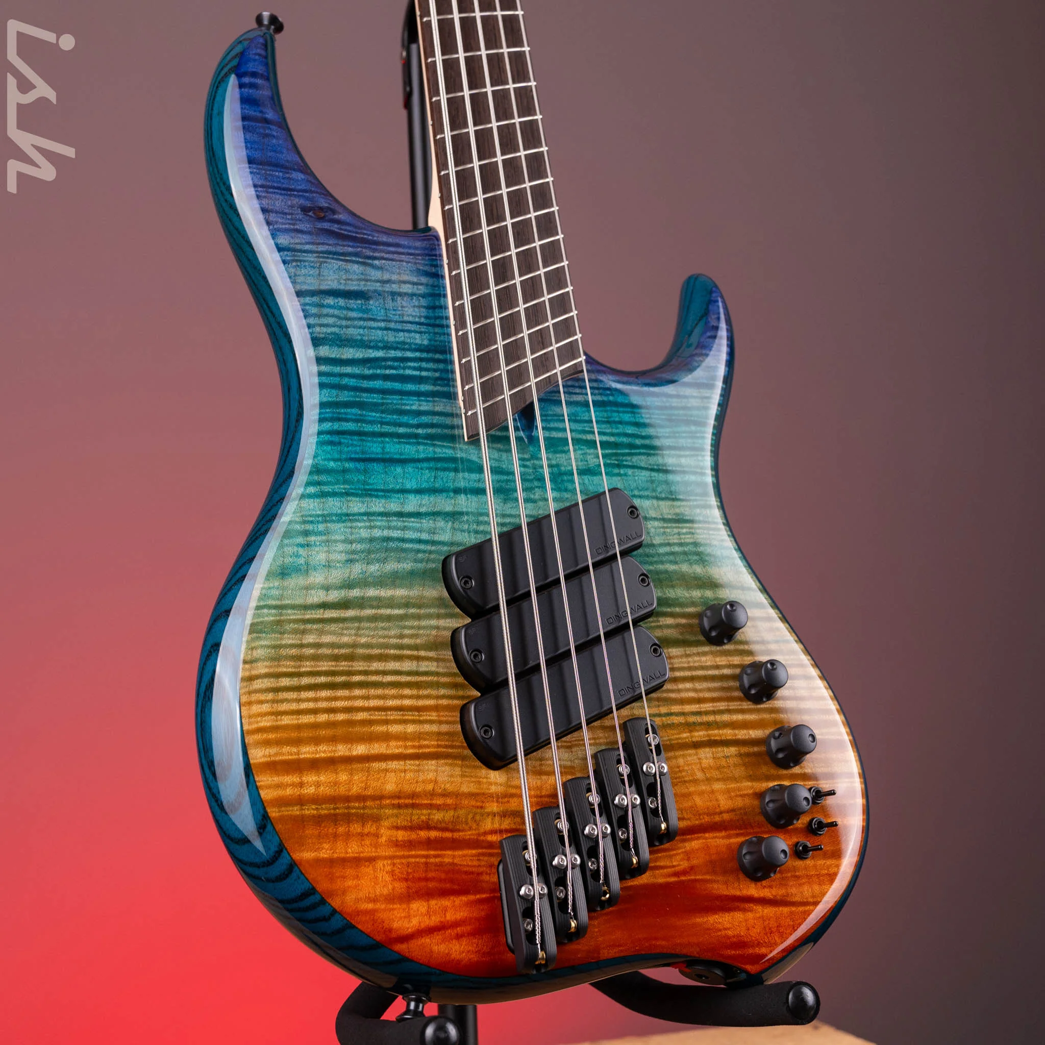 Dingwall Z3 5-String Bass Indigo to Orange Fade