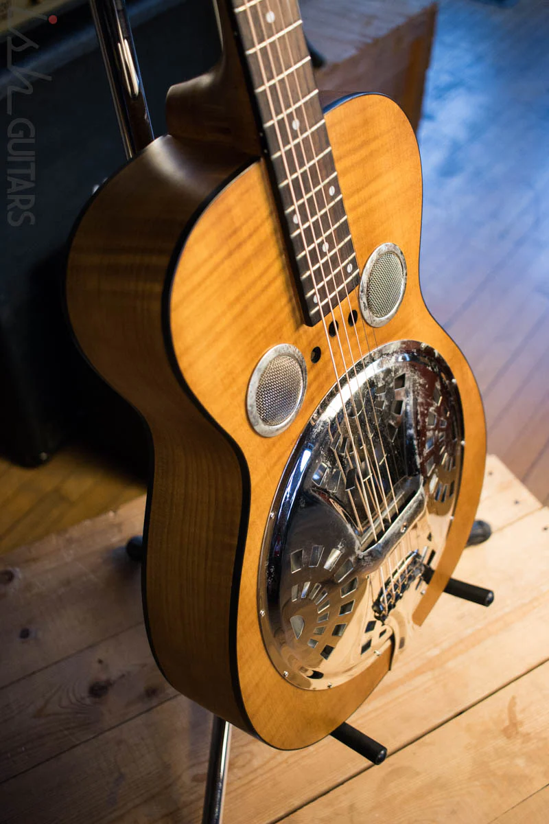 Dobro Hound Dog Deluxe Round Neck Acoustic Electric - Image 7