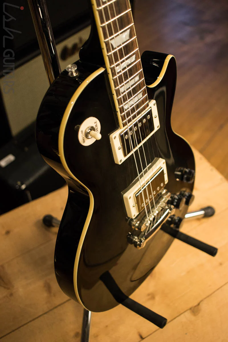 Epiphone Les Paul 1960 Tribute Plus Midnight Ebony Electric Guitar - Image 6