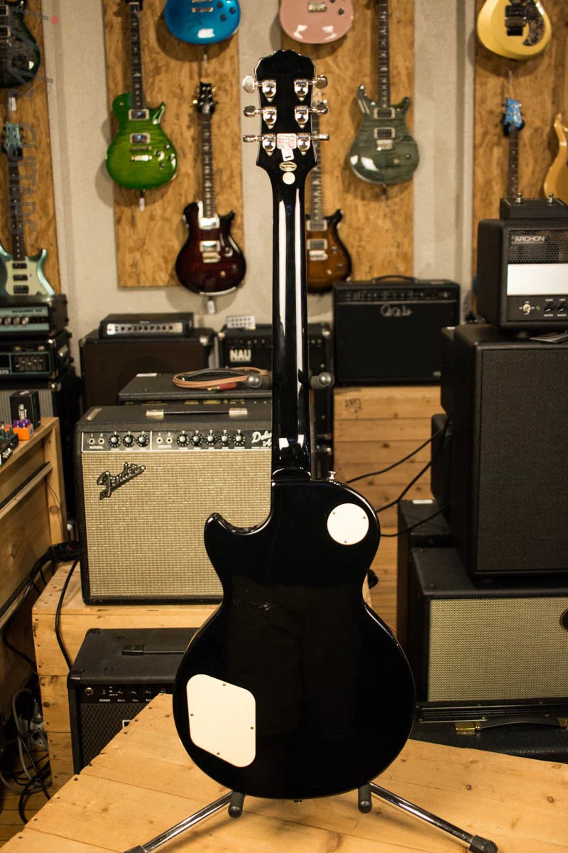 Epiphone Les Paul 1960 Tribute Plus Midnight Ebony Electric Guitar - Image 8