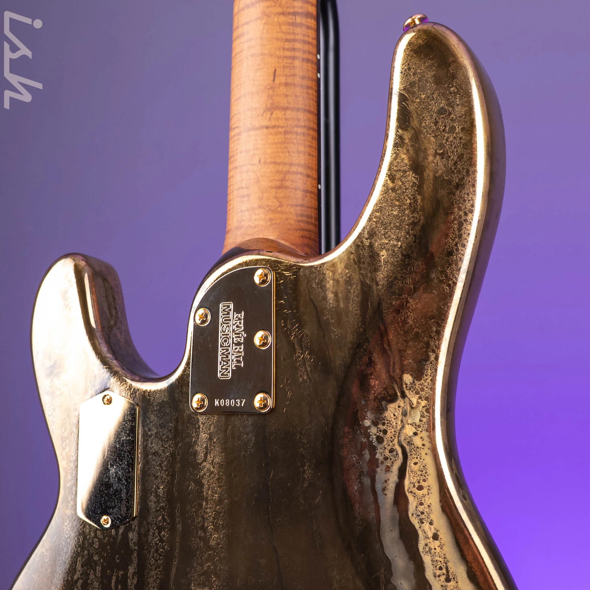 Ernie Ball Music Man 50th Anniversary StingRay Molten Gold - Image 10