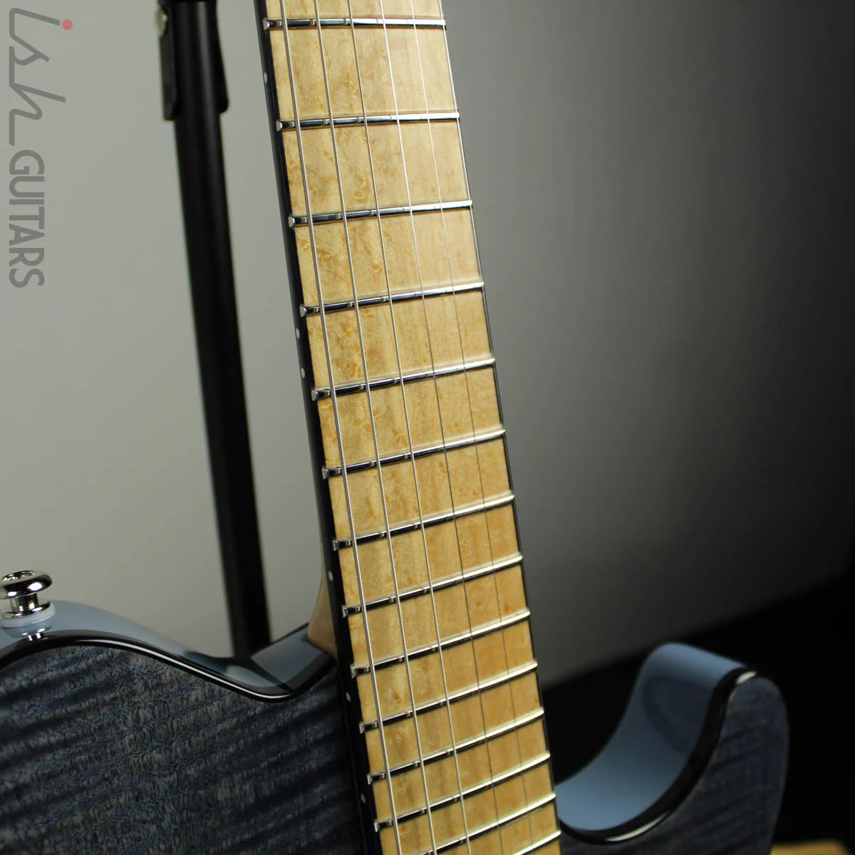 Ernie Ball Music Man BFR Axis Steel Blue Flame - Image 5