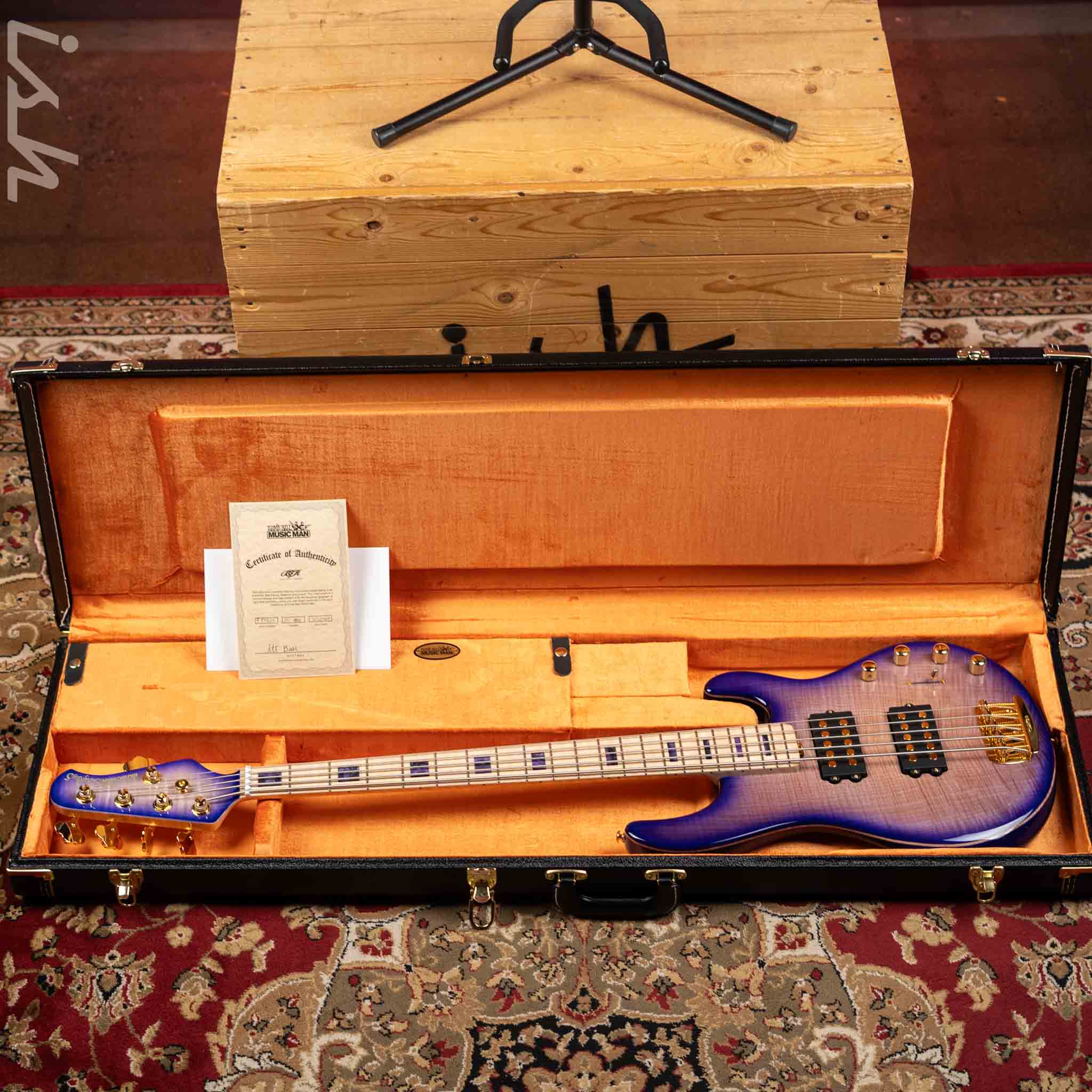 Ernie Ball Music Man BFR 35th Anniversary Stingray 5 Moonbeam - Image 12