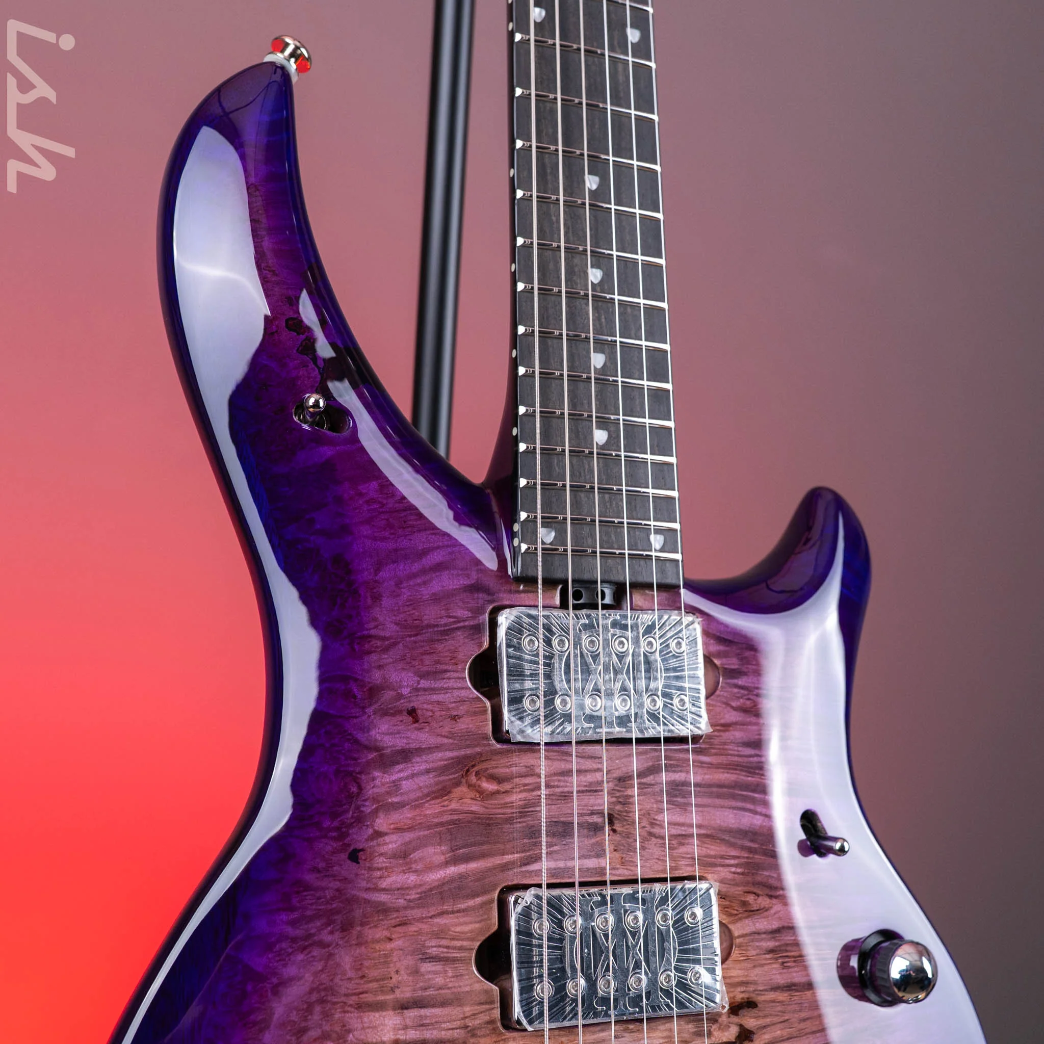 Ernie Ball Music Man BFR Majesty 6-String Electric Guitar Wolf's Bane - Image 4