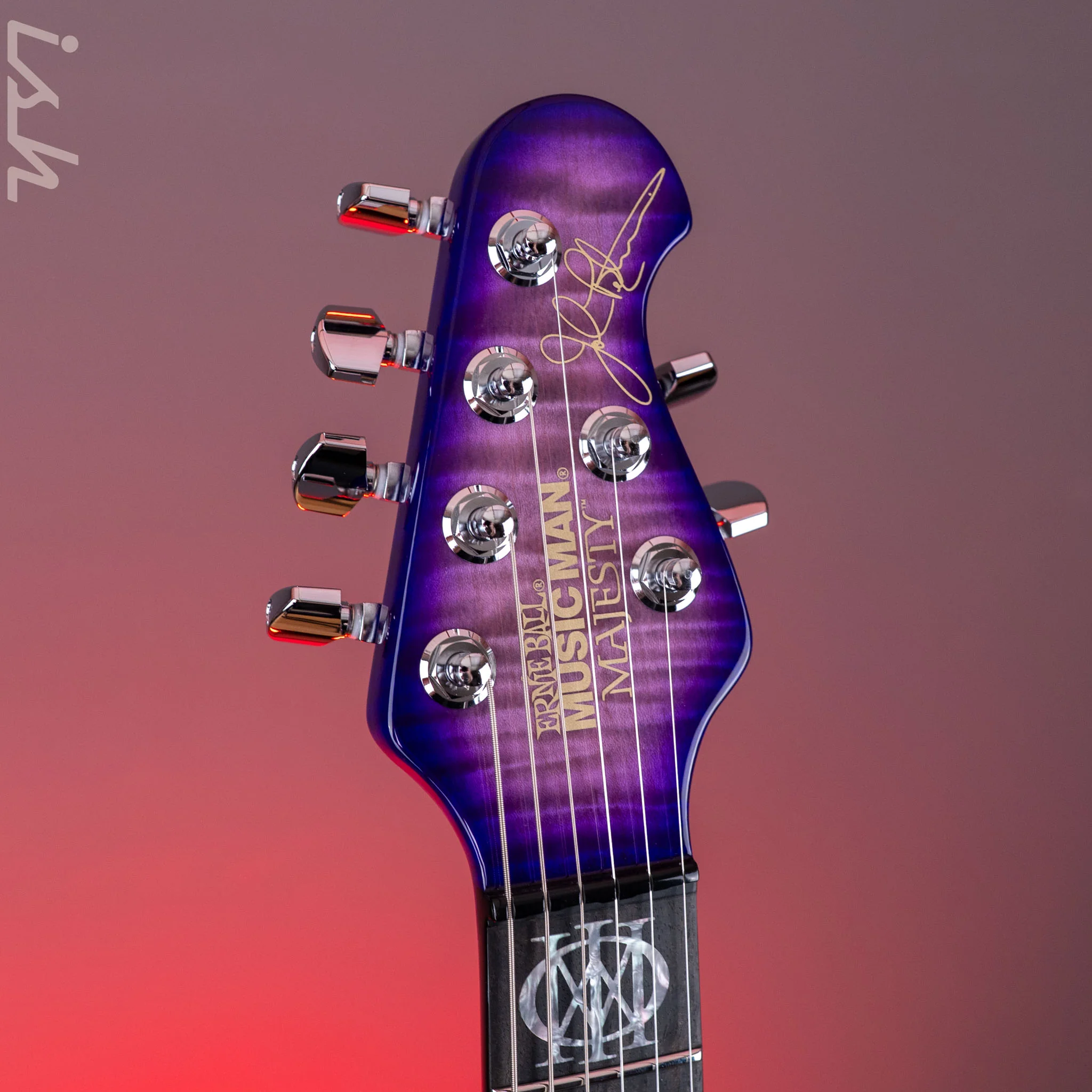 Ernie Ball Music Man BFR Majesty 6-String Electric Guitar Wolf's Bane - Image 7