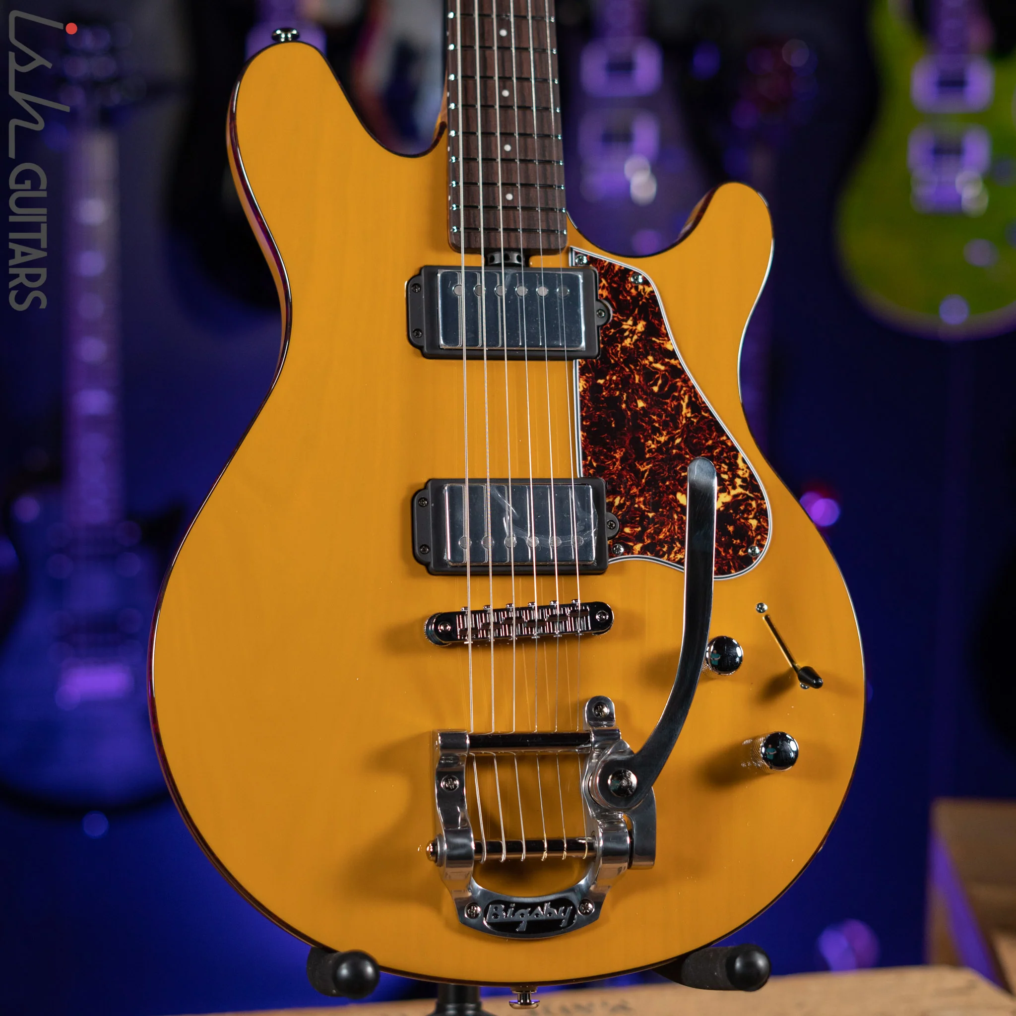 Ernie Ball Music Man BFR Valentine with Bigsby Carmelo Demo