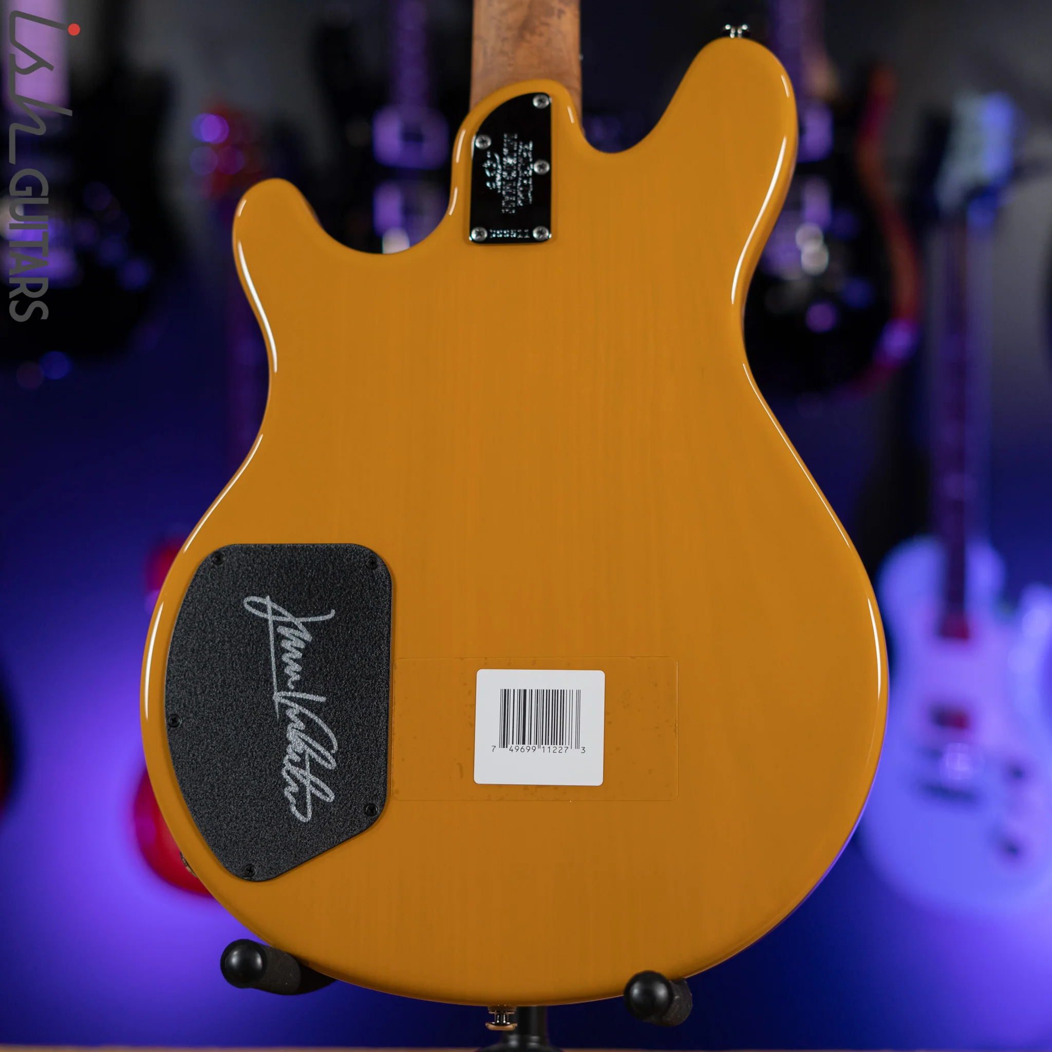 Ernie Ball Music Man BFR Valentine with Bigsby Carmelo Demo - Image 10