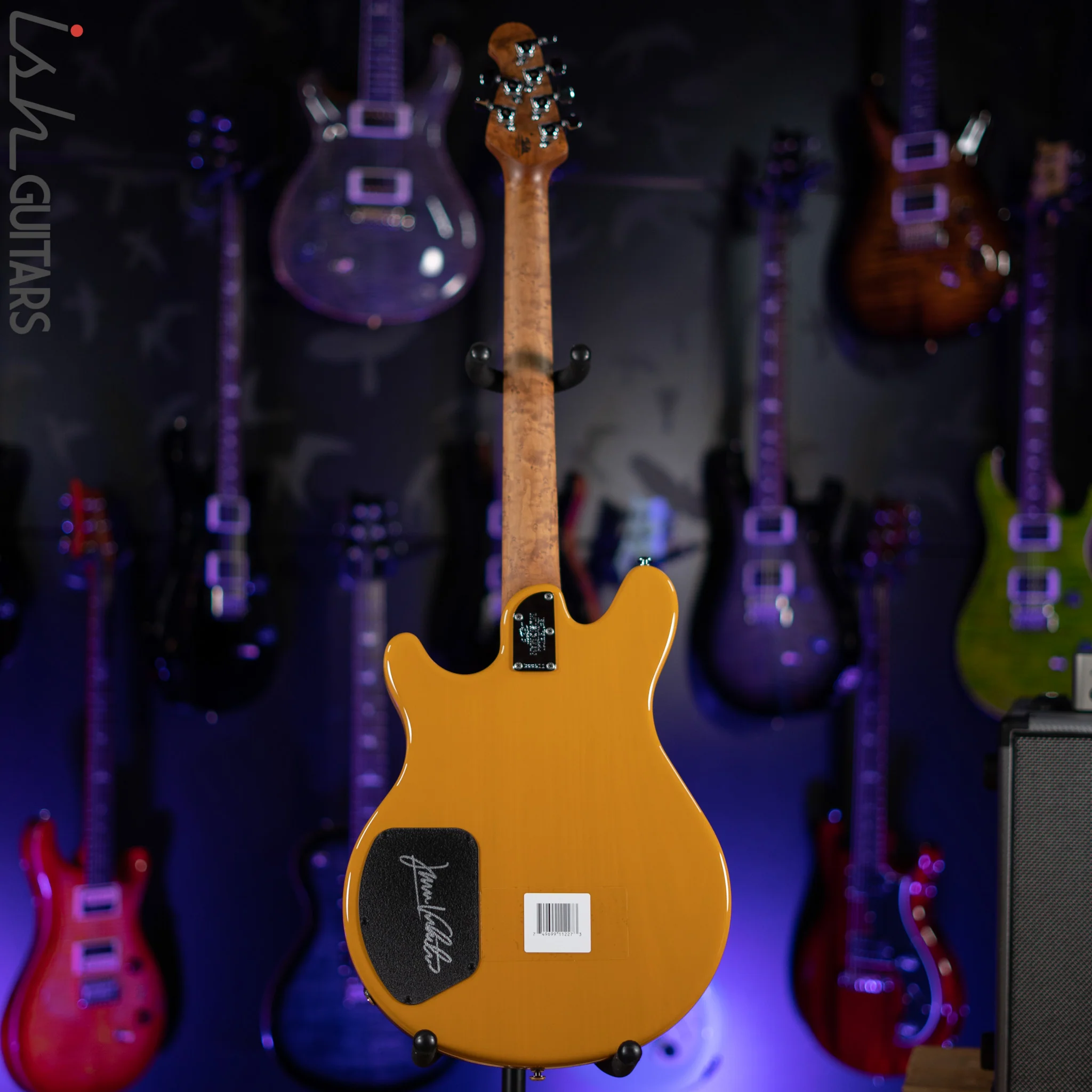 Ernie Ball Music Man BFR Valentine with Bigsby Carmelo Demo - Image 9