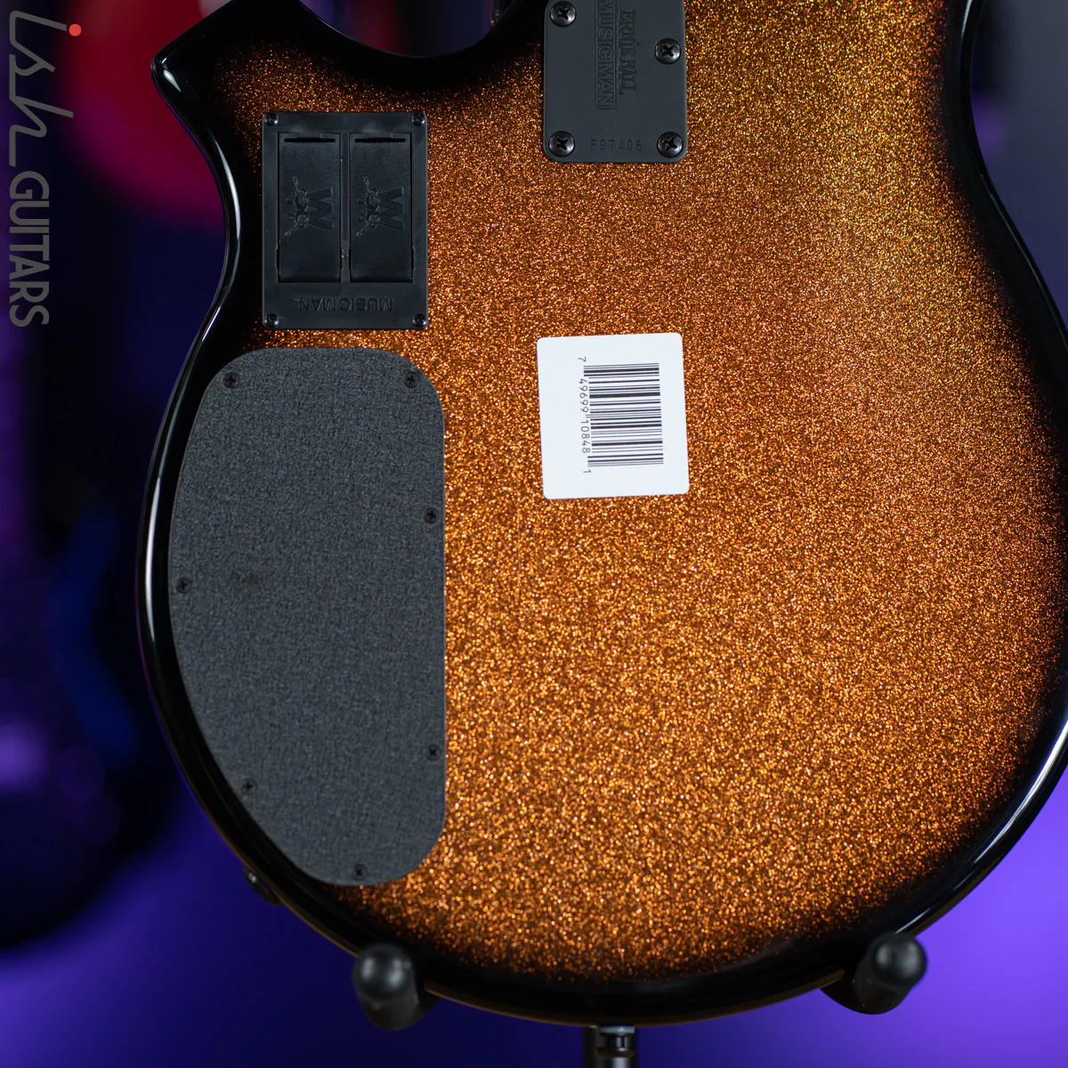 Ernie Ball Music Man Bongo 6-String Bass Harvest Orange - Image 11