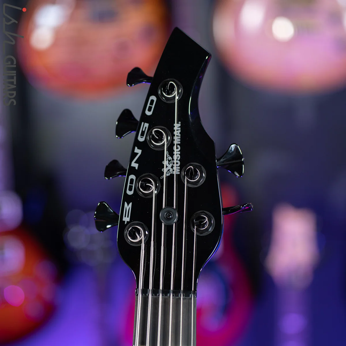 Ernie Ball Music Man Bongo 6-String Bass Harvest Orange - Image 6