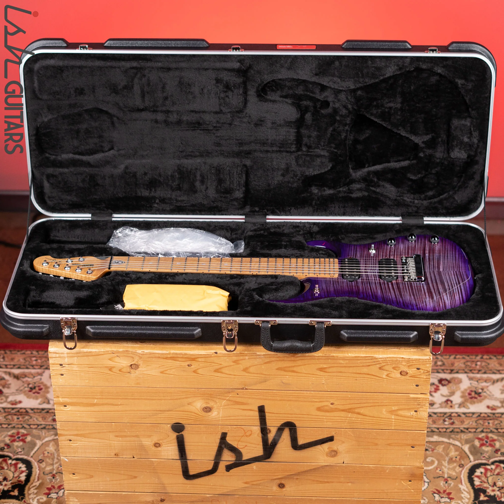 Ernie Ball Music Man John Petrucci JP15 7-String Purple Nebula - Image 14