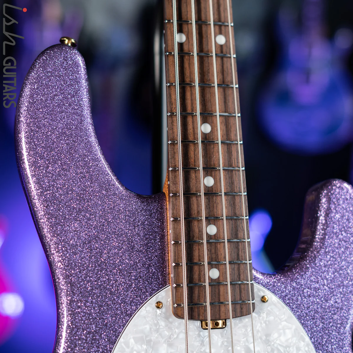 Ernie Ball Music Man Stingray 4 Special H Amethyst Sparkle - Image 5