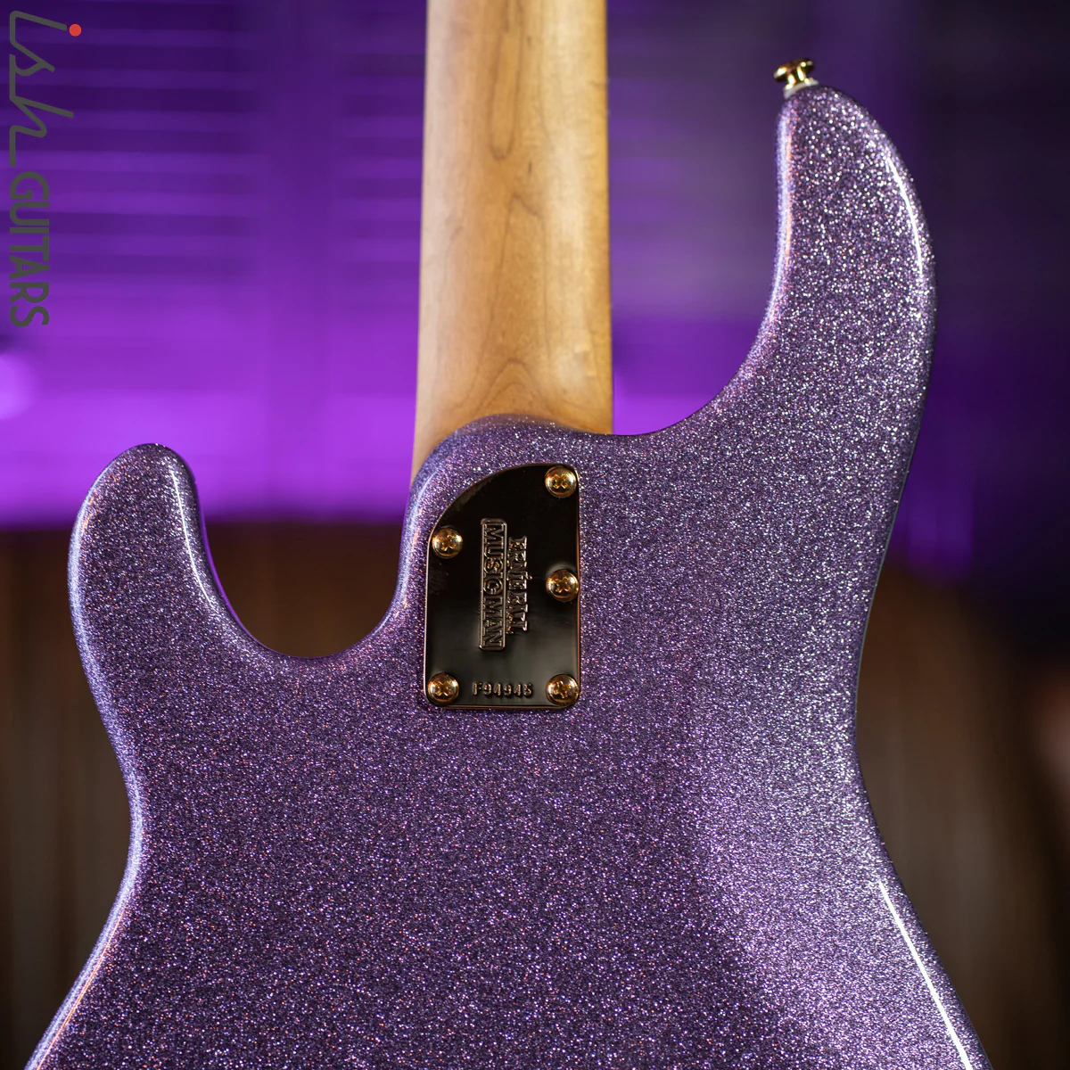 Ernie Ball Music Man Stingray 5 Special H Amethyst Sparkle Demo - Image 9