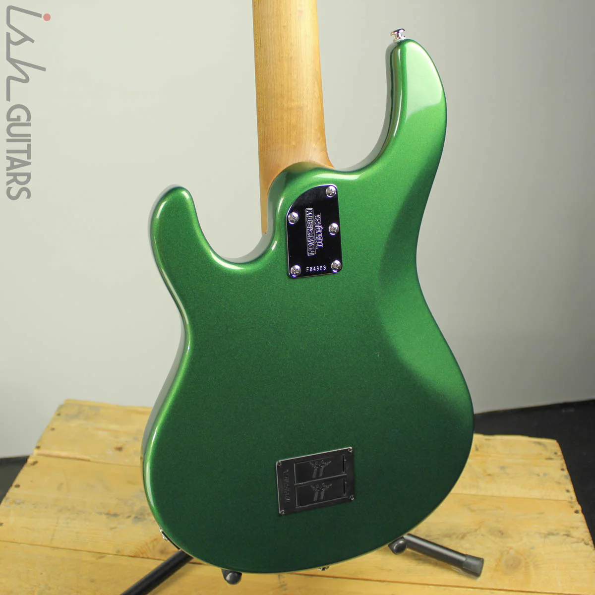 Ernie Ball Music Man StingRay Special 5HH Charging Green - Image 9