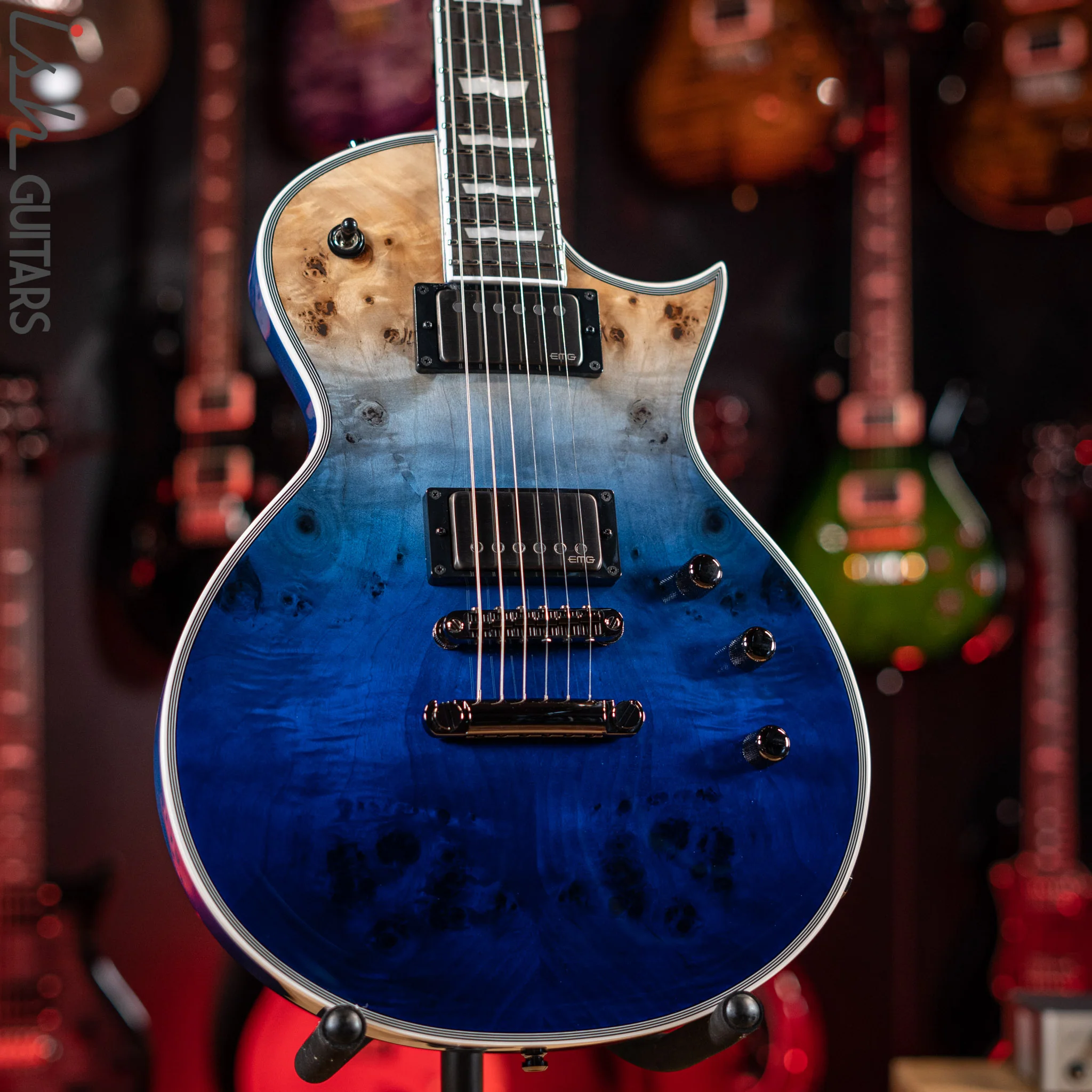 ESP E-II Eclipse BM Blue Natural Fade