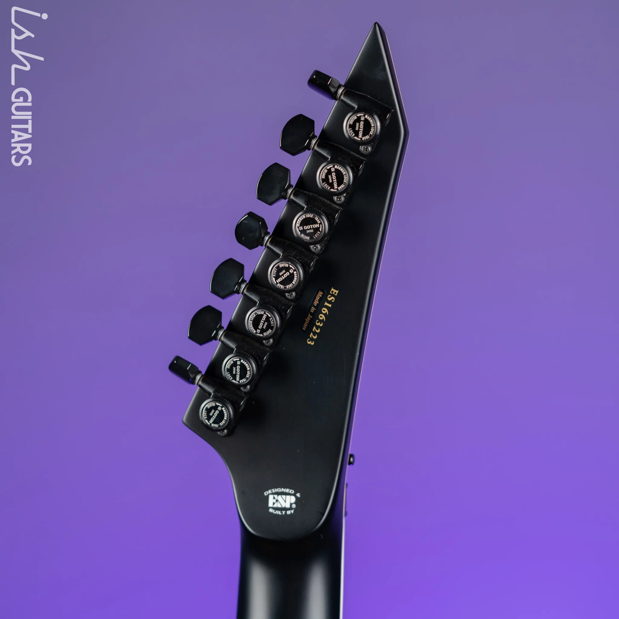 ESP E-II Horizon Floyd Rose 7 String Black Turquoise Burst - Image 10