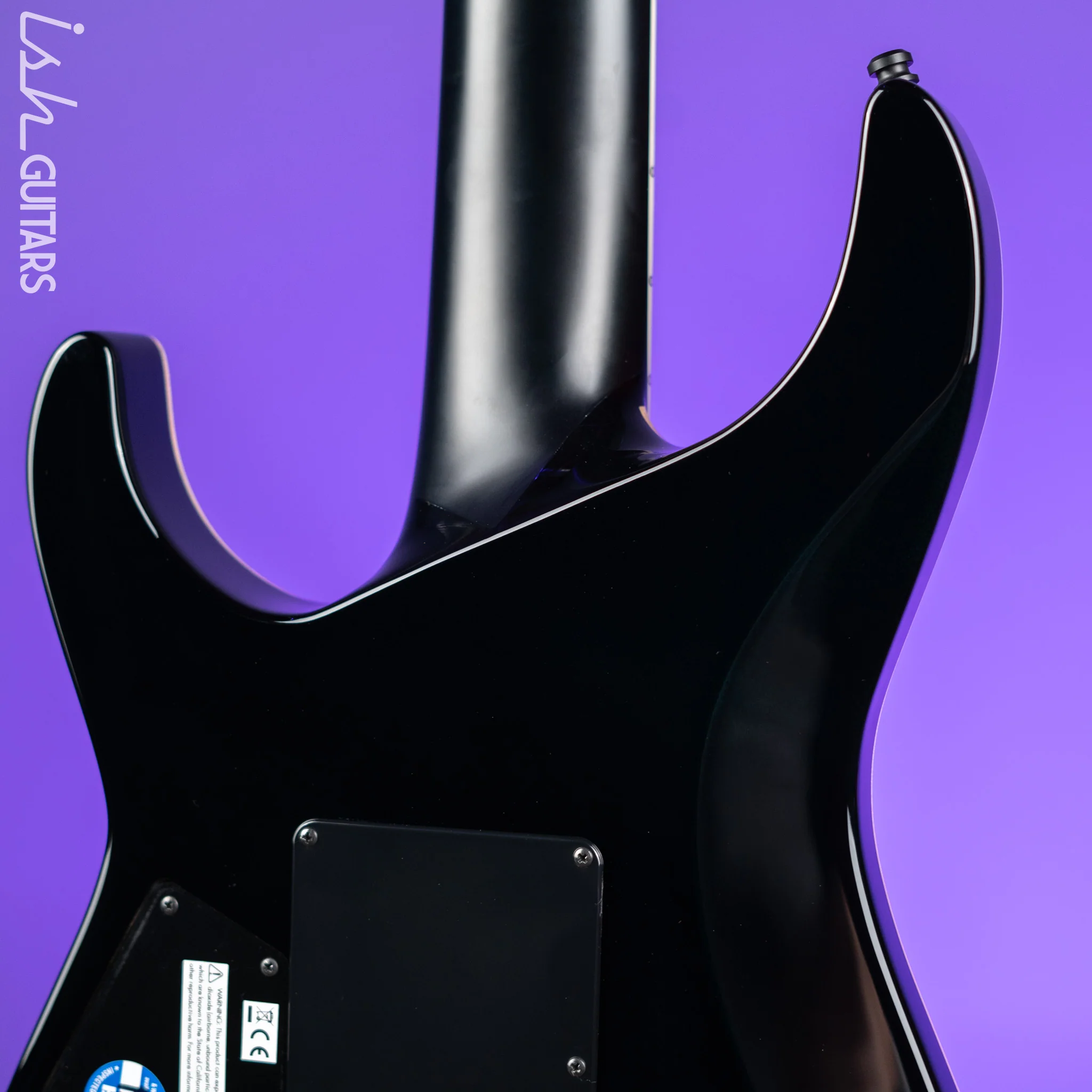 ESP E-II Horizon Floyd Rose 7 String Black Turquoise Burst - Image 8