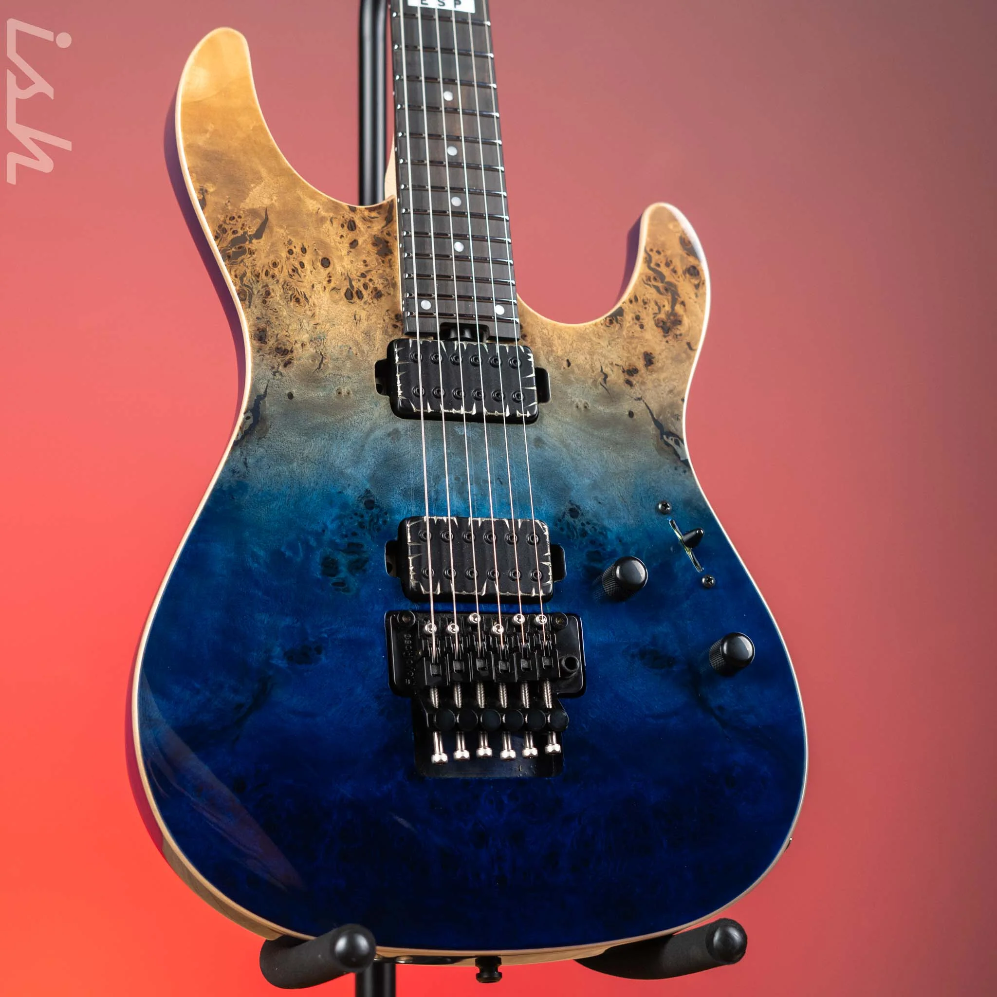 ESP E-II SN-II Blue Natural Fade Demo