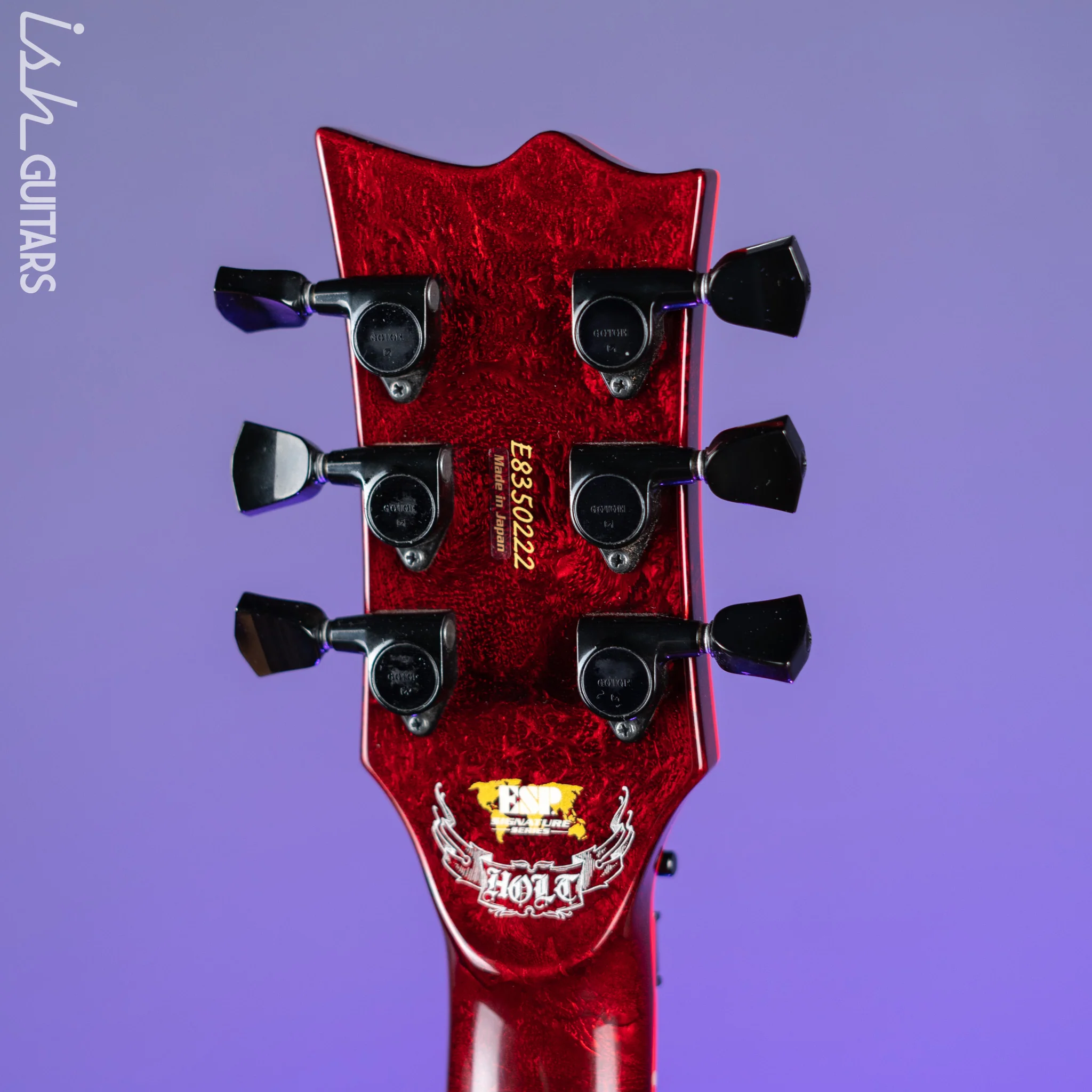 ESP Gary Holt Signature EC Electric Guitar Liquid Metal Lava - Image 10
