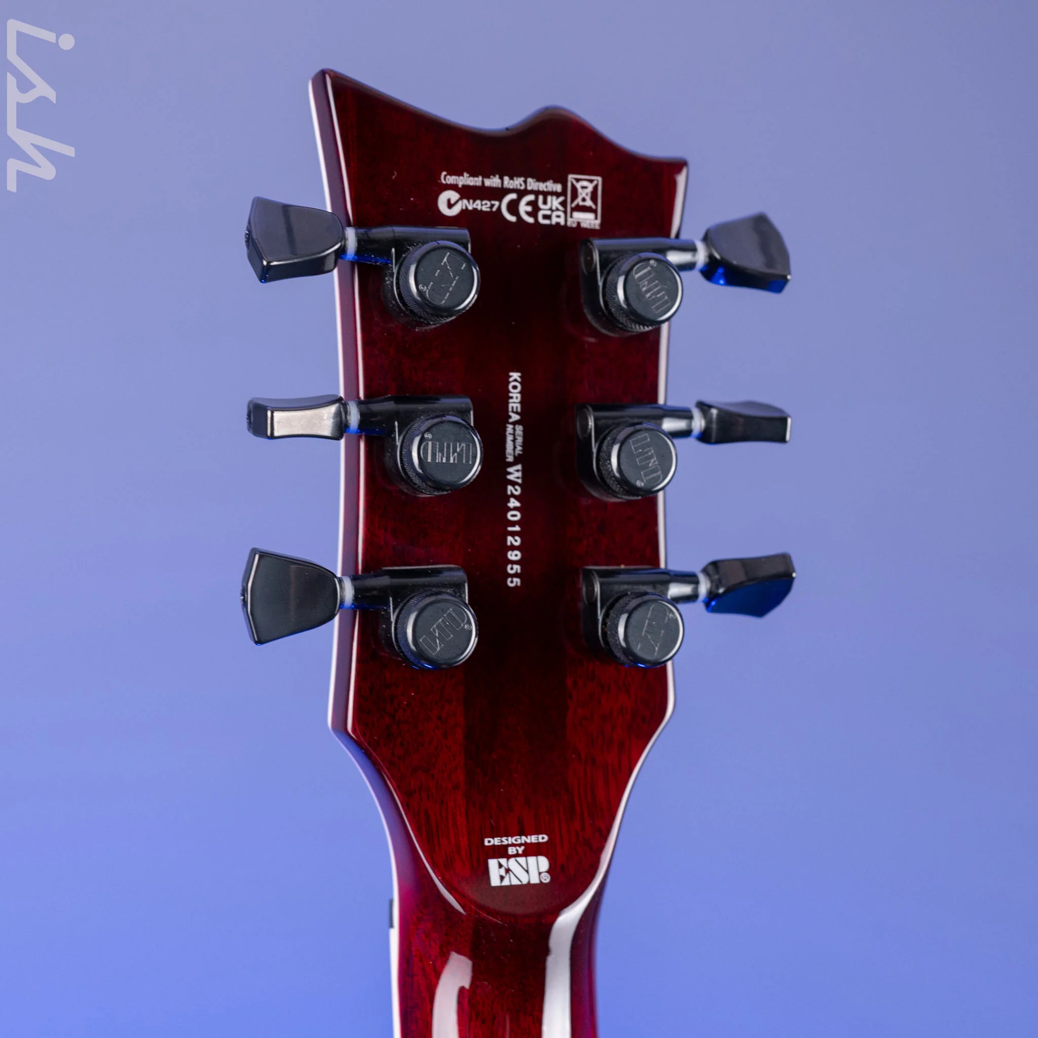 ESP LTD EC-1000 Deluxe See Thru Black Cherry - Image 10