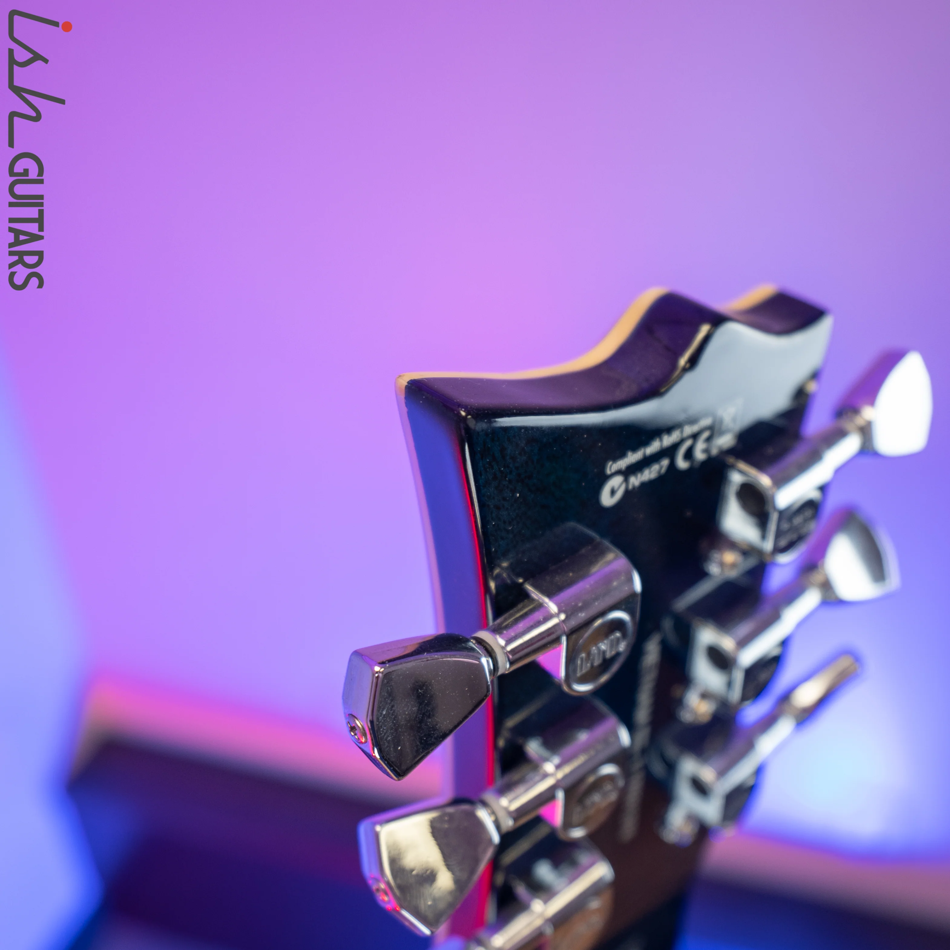 ESP LTD EC-256 Transparent Cobalt Blue - Image 11