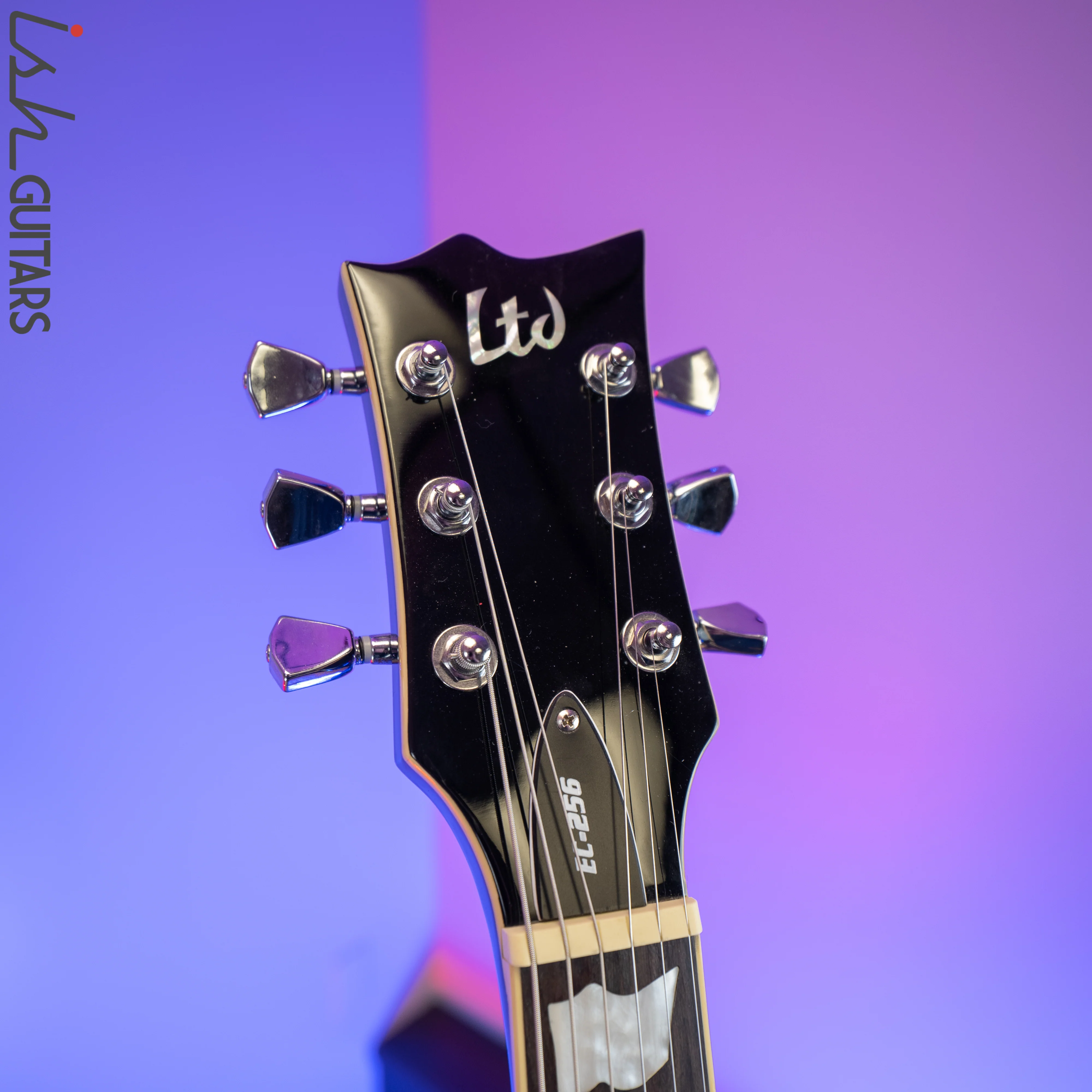 ESP LTD EC-256 Transparent Cobalt Blue - Image 5