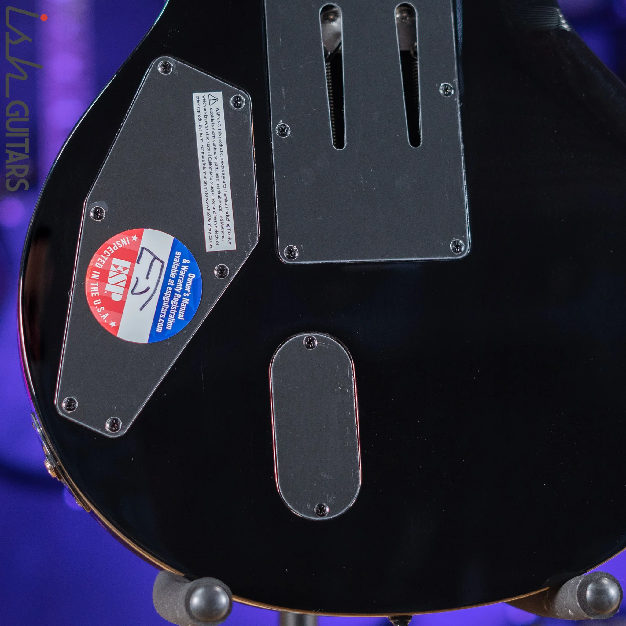 ESP LTD GH-600 Gary Holt Signature Electric Guitar Black - Image 9
