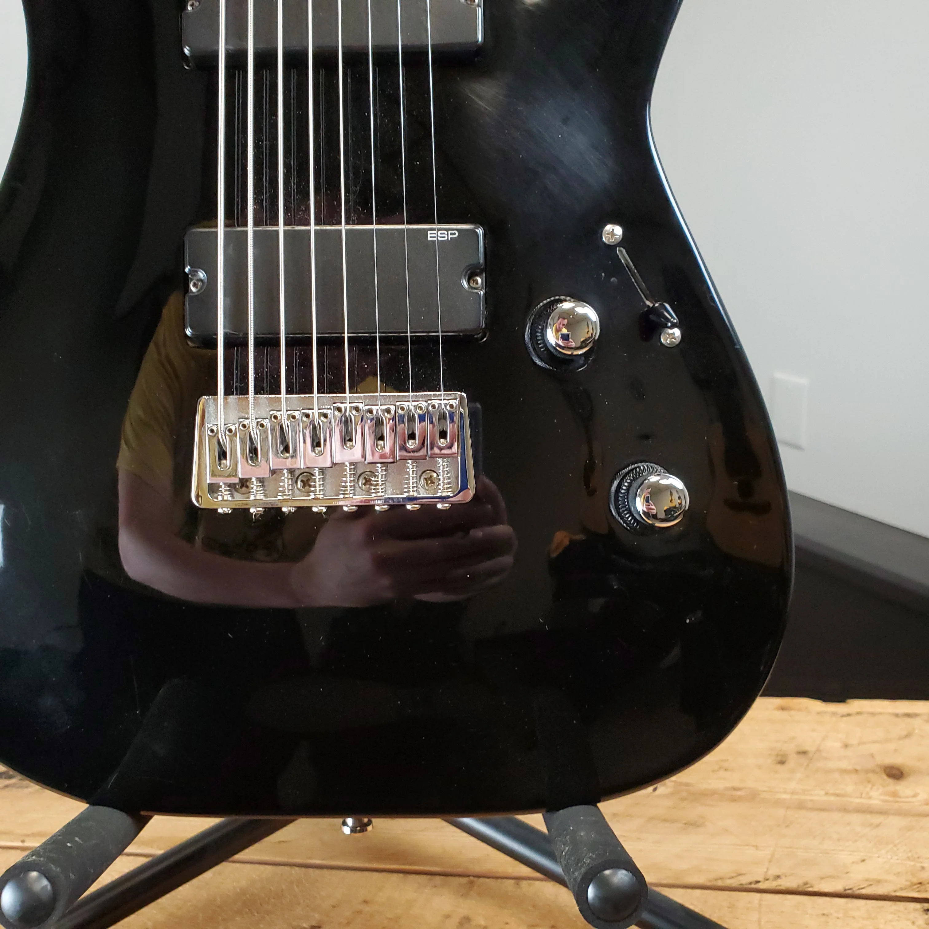 2011 ESP LTD H-208 Horizon 8-String Black - Image 4