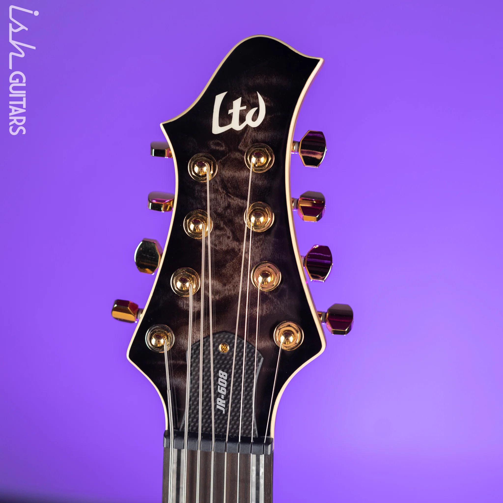 ESP LTD JR-608 Javier Reyes Signature 8-String Guitar Faded Blue Demo - Image 5