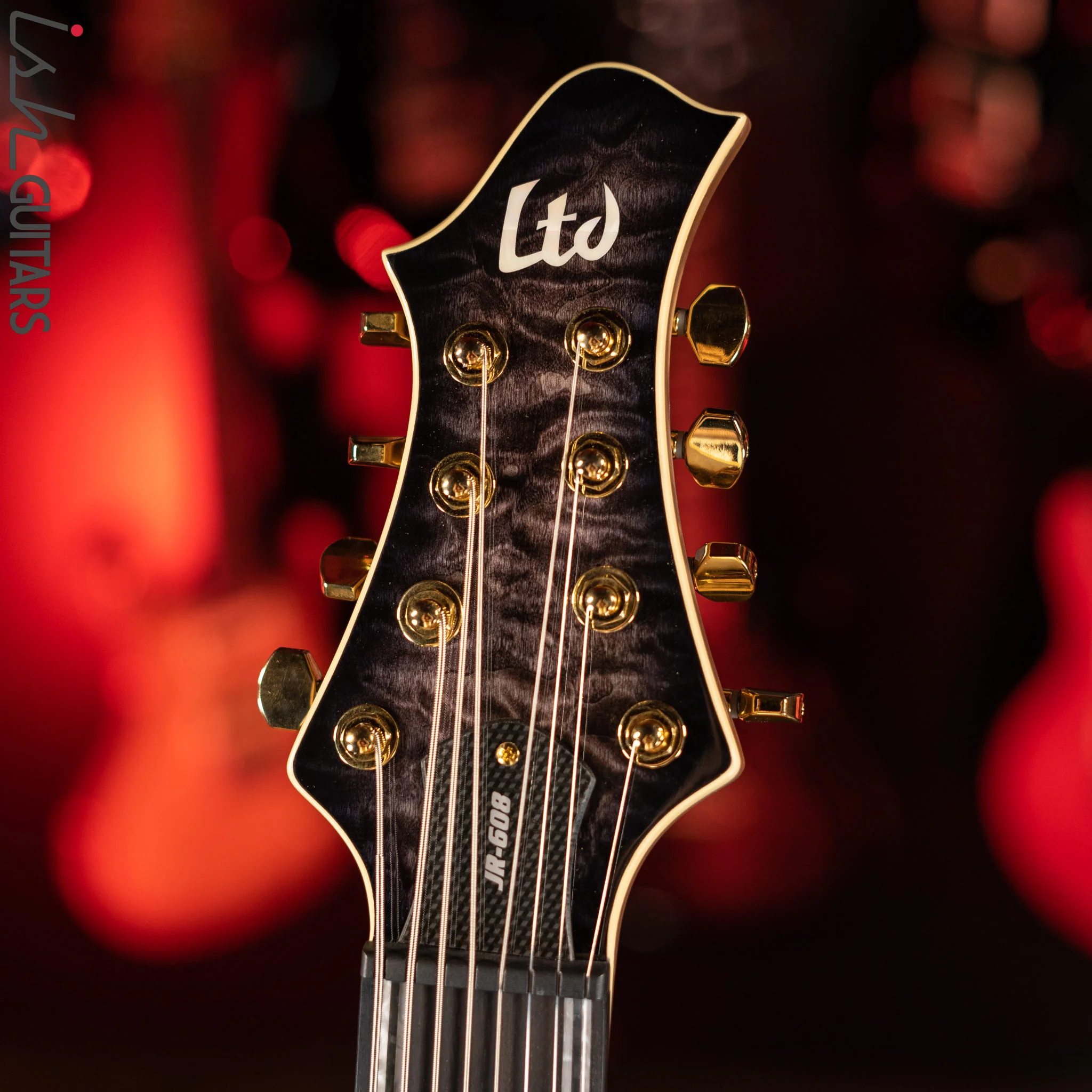 ESP LTD JR-608 Javier Reyes Signature 8-String Guitar Faded Blue Sunburst - Image 6
