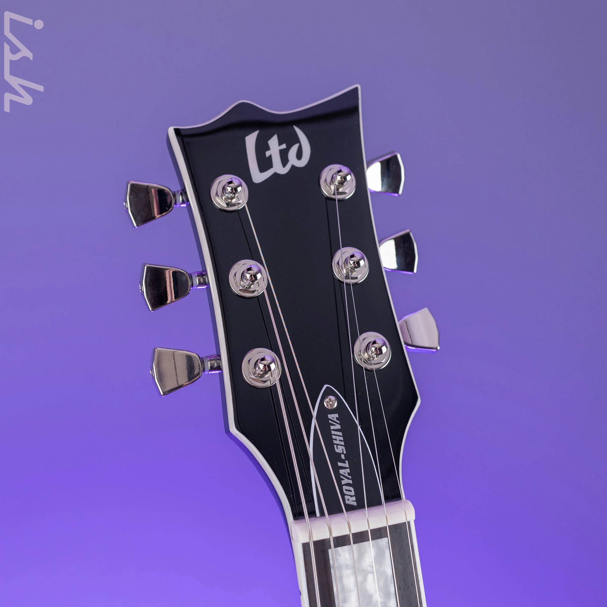 ESP LTD Royal Shiva Bill Kelliher Signature Silver Sunburst - Image 5