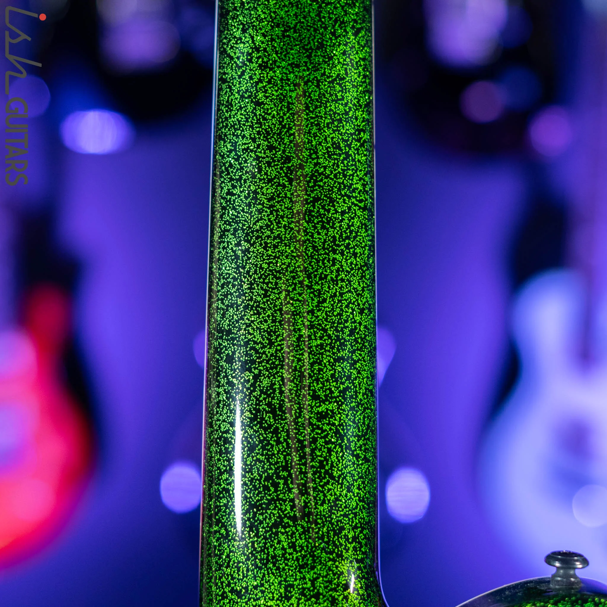 ESP LTD SCT-607 Baritone Green Sparkle Store Demo - Image 12