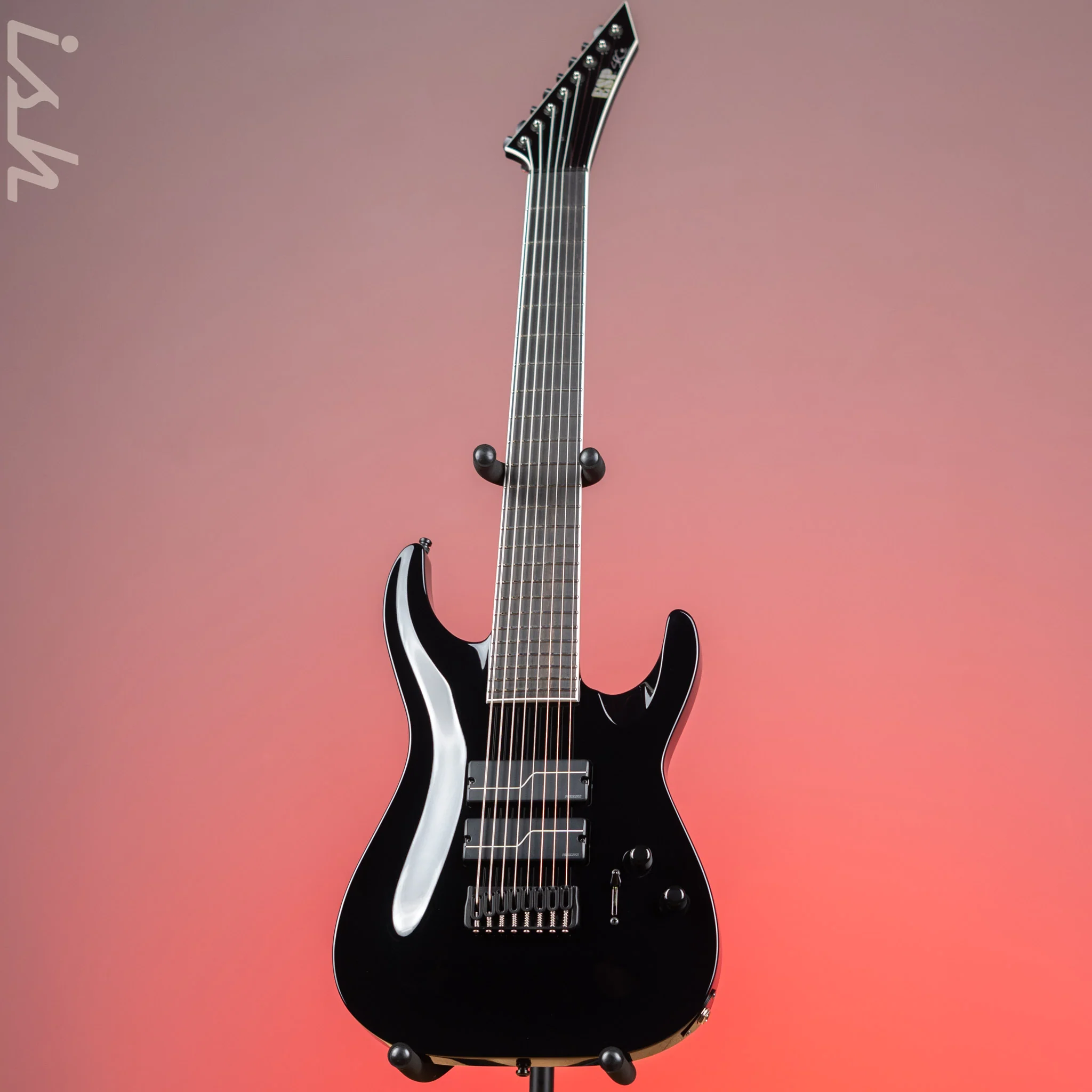 ESP Stephen Carpenter Signature STEF B-8 Baritone 8-String Guitar Black - Image 2