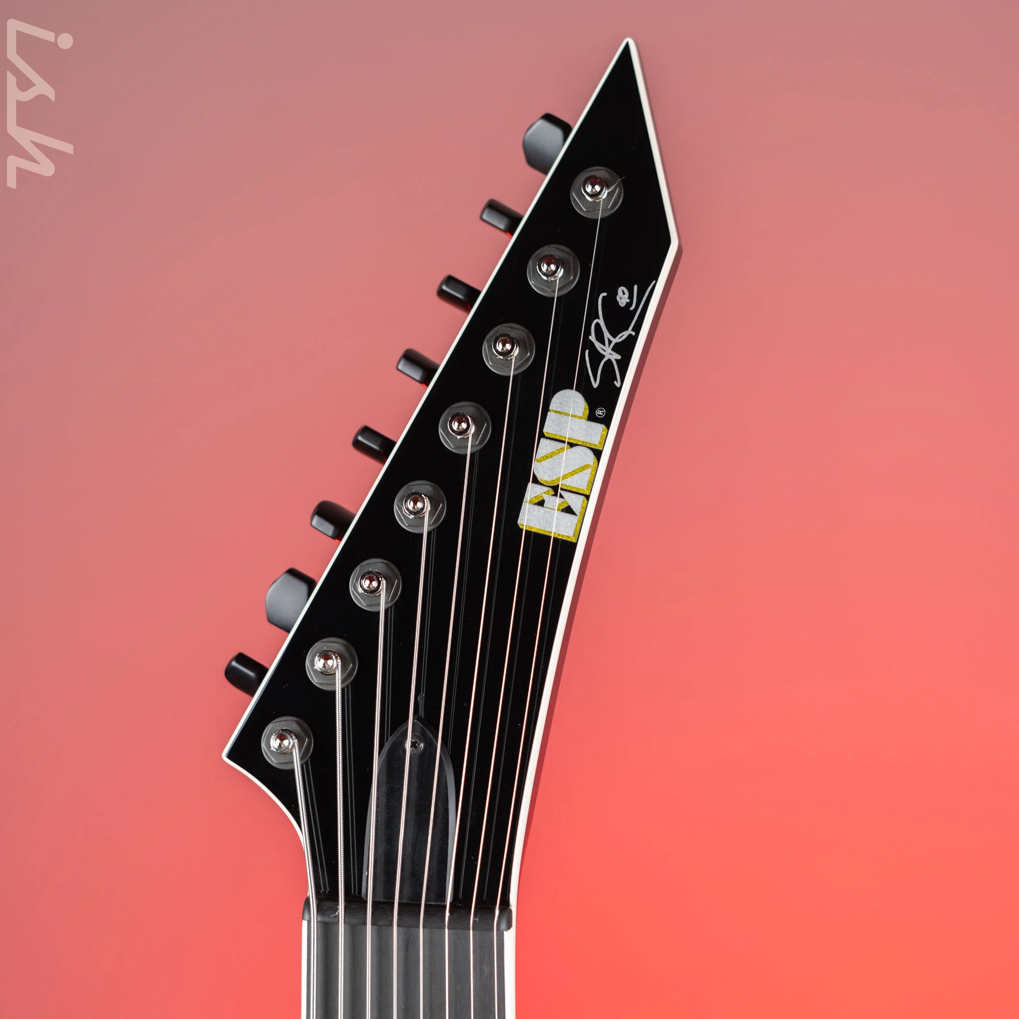 ESP Stephen Carpenter Signature STEF B-8 Baritone 8-String Guitar Black - Image 5
