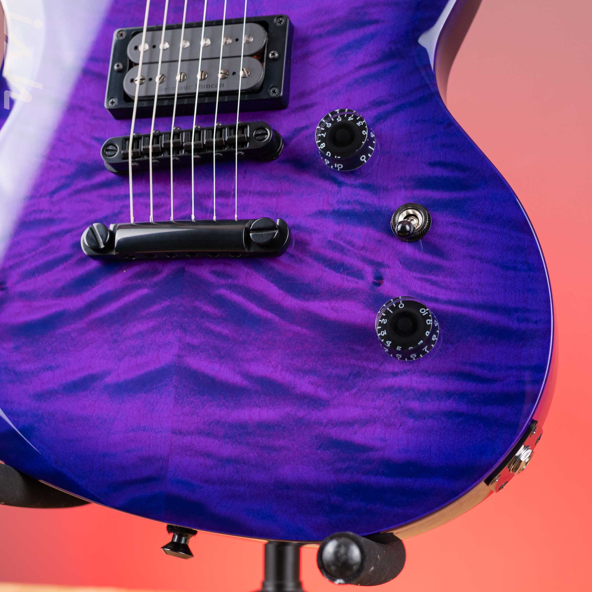 ESP USA Viper Quilted Maple Purple Sunburst - Image 4