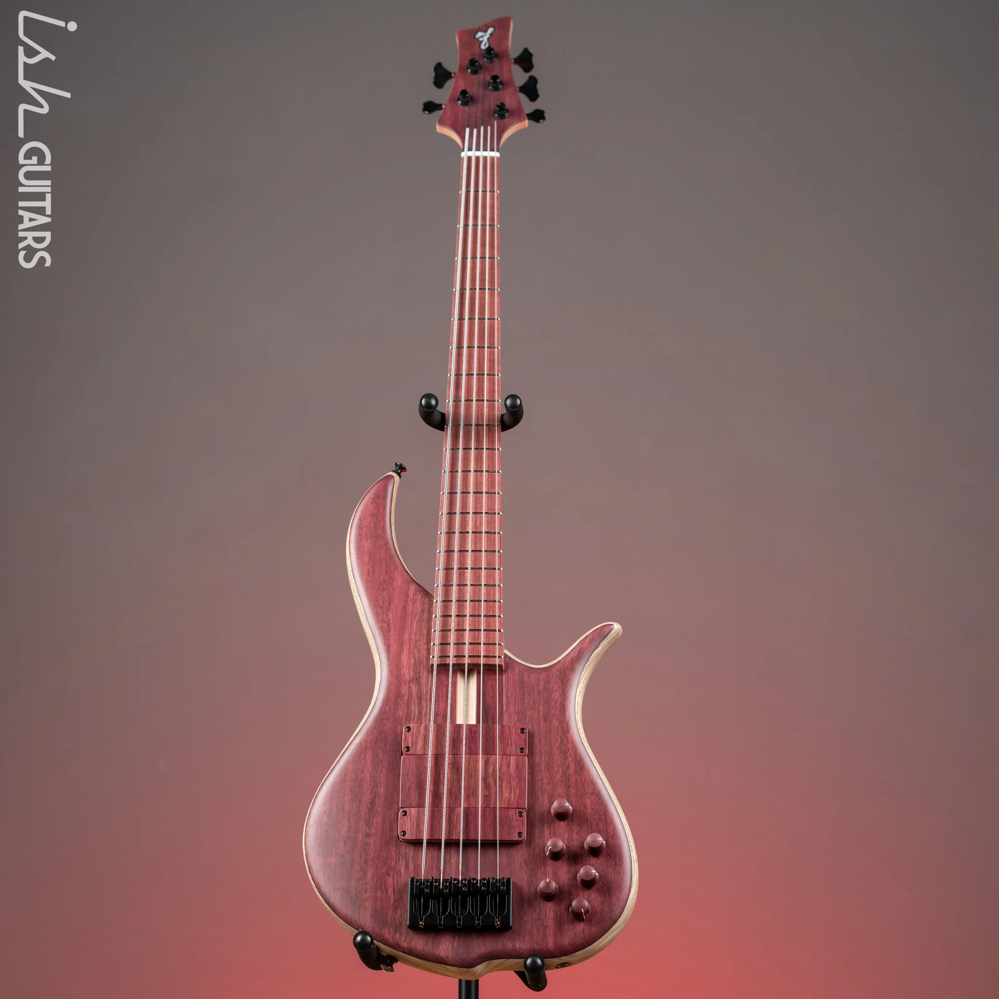 F Bass BN5 5-String Bass Natural Purpleheart - Image 2